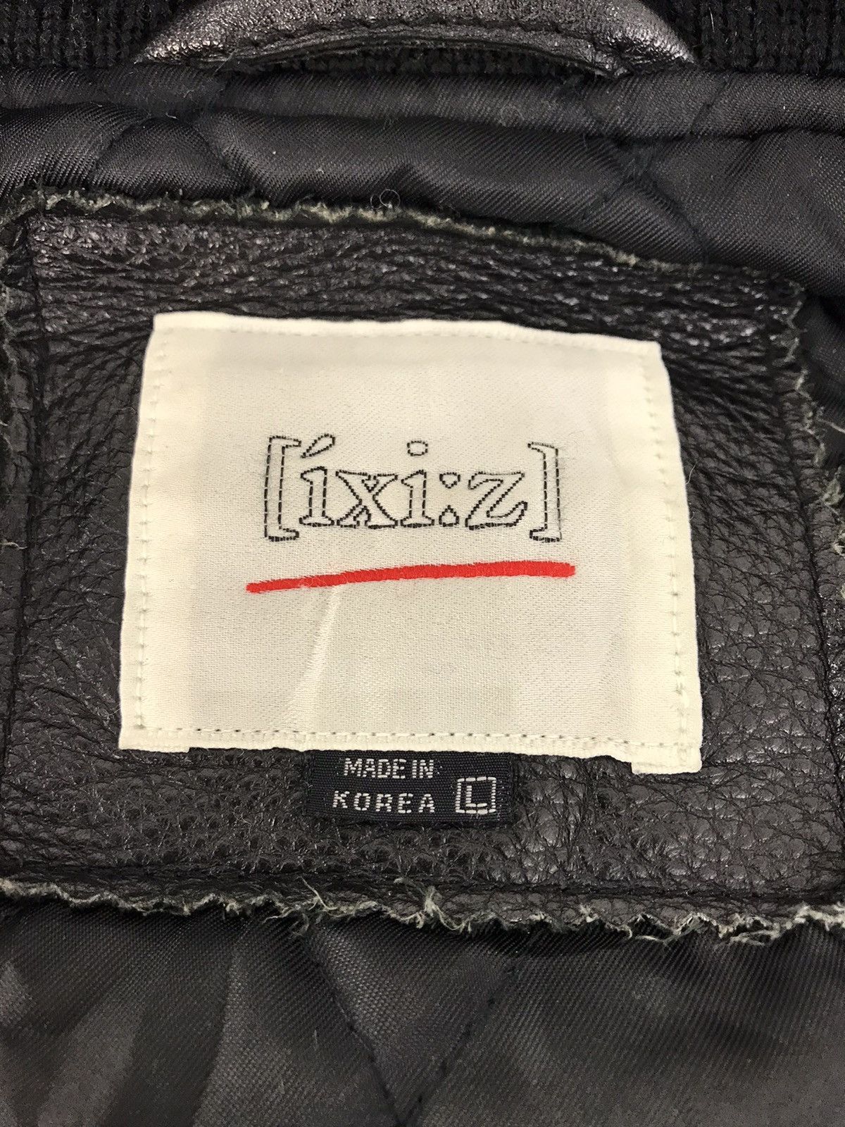 Japanese Brand Vintage Varsity Jacket ixi:z Right Staff Leather Sleeve Size US L / EU 52-54 / 3 - 5 Thumbnail
