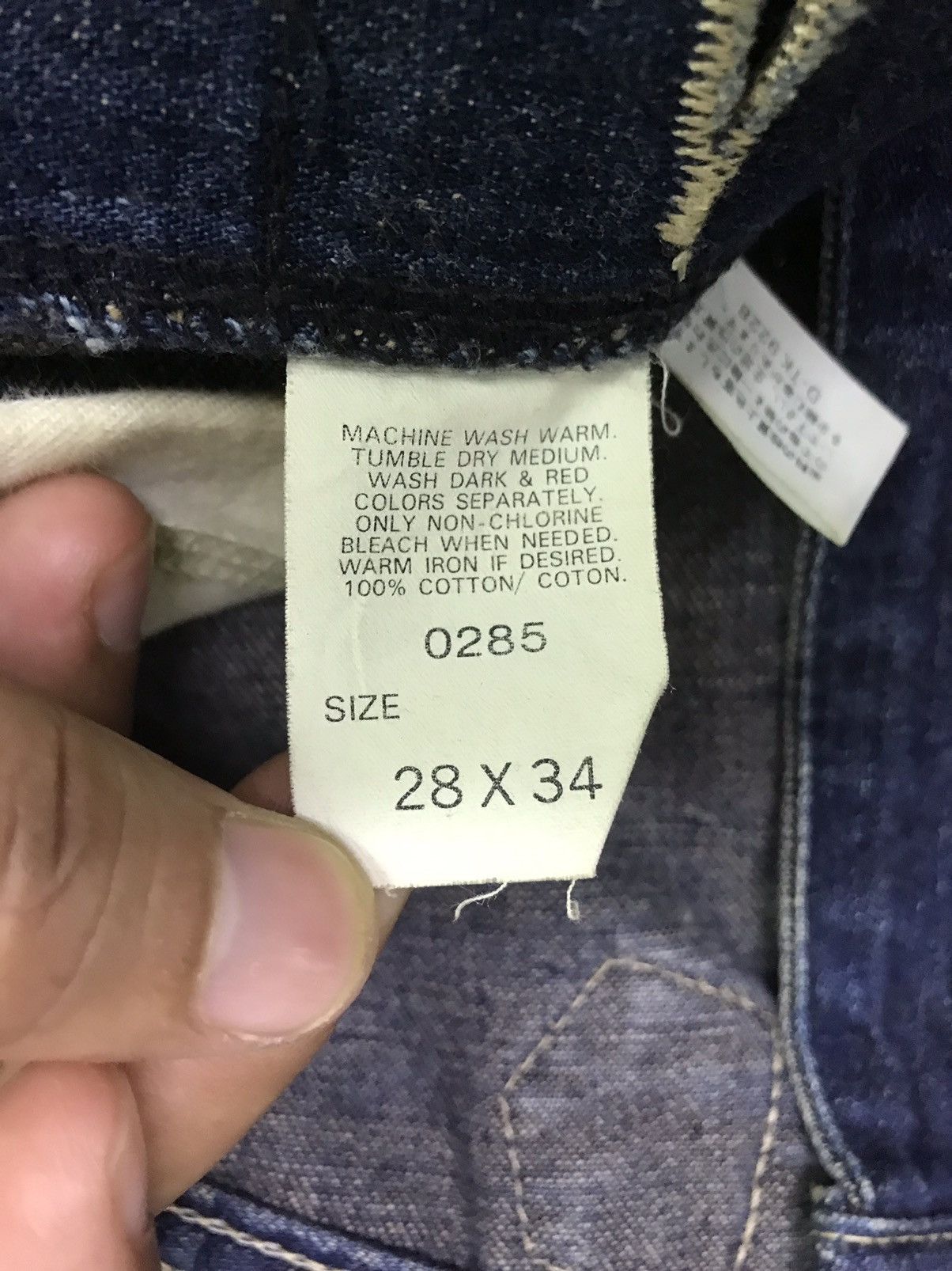 Lee × Vintage Lee Sanforized Workwear Design Size 28 Size US 28 / EU 44 - 10 Thumbnail