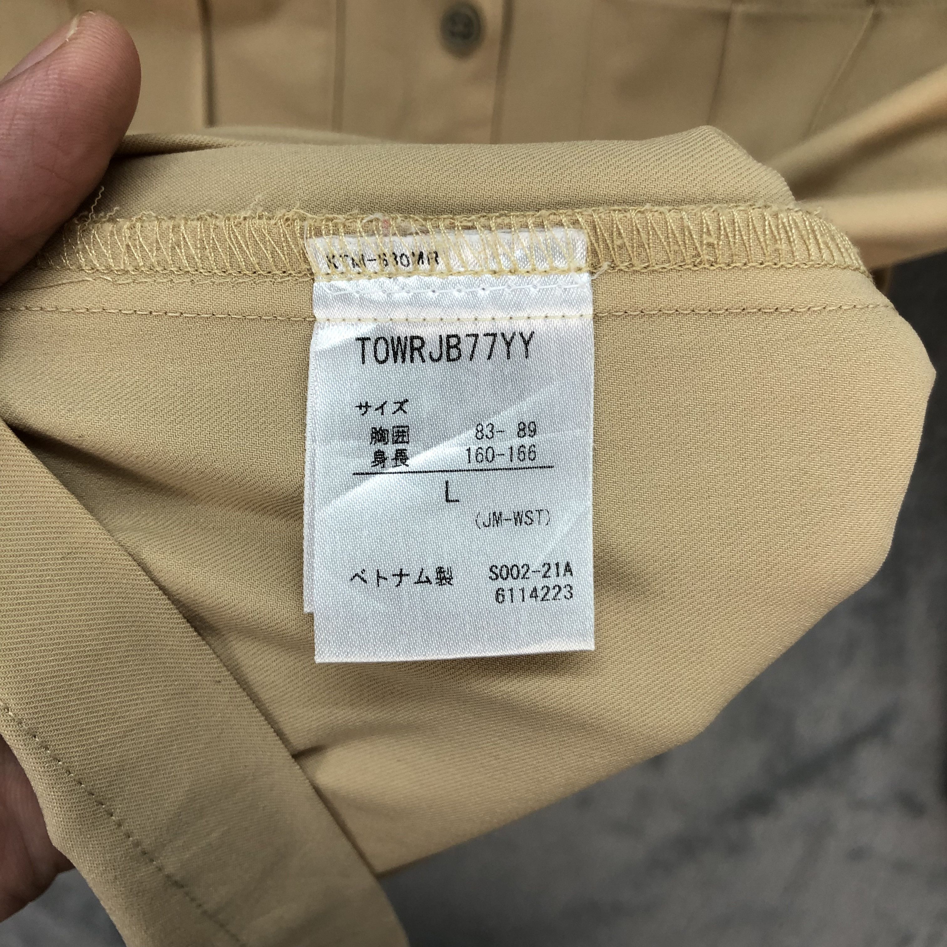 Japanese Brand Marmot Double Pocket Cropped Casual Shirts #5625-194 Size L / US 10 / IT 46 - 10 Thumbnail