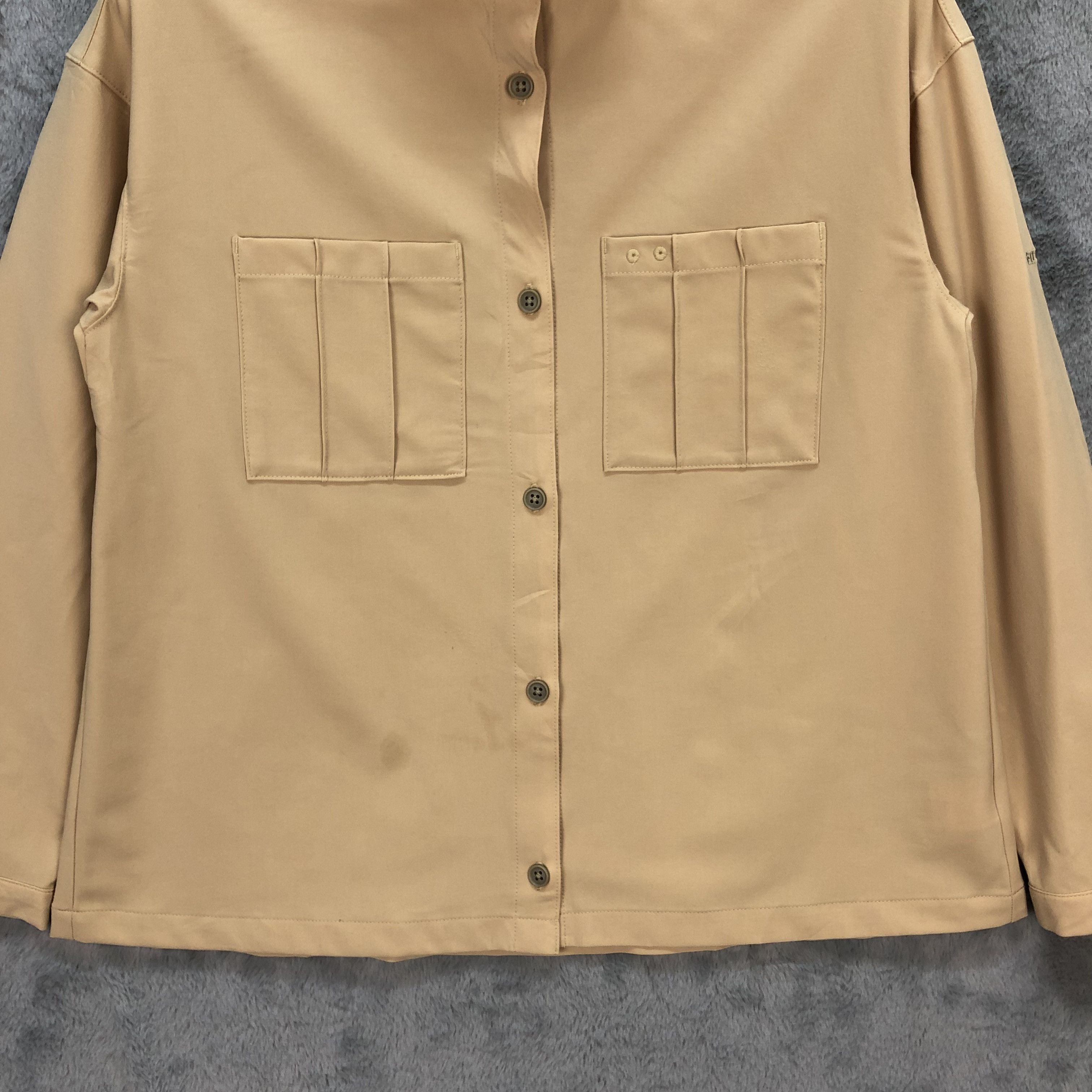 Japanese Brand Marmot Double Pocket Cropped Casual Shirts #5625-194 Size L / US 10 / IT 46 - 3 Thumbnail