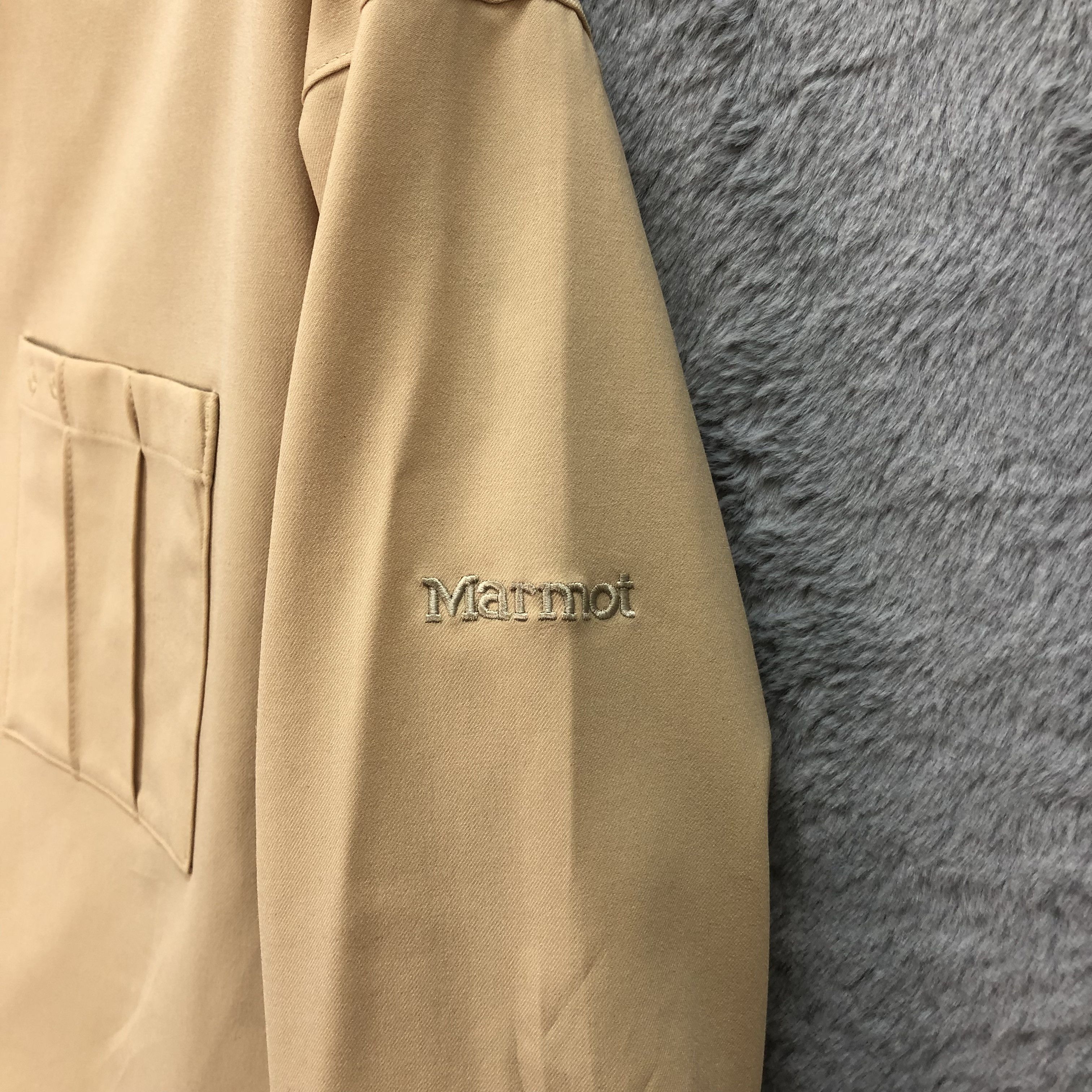 Japanese Brand Marmot Double Pocket Cropped Casual Shirts #5625-194 Size L / US 10 / IT 46 - 8 Thumbnail
