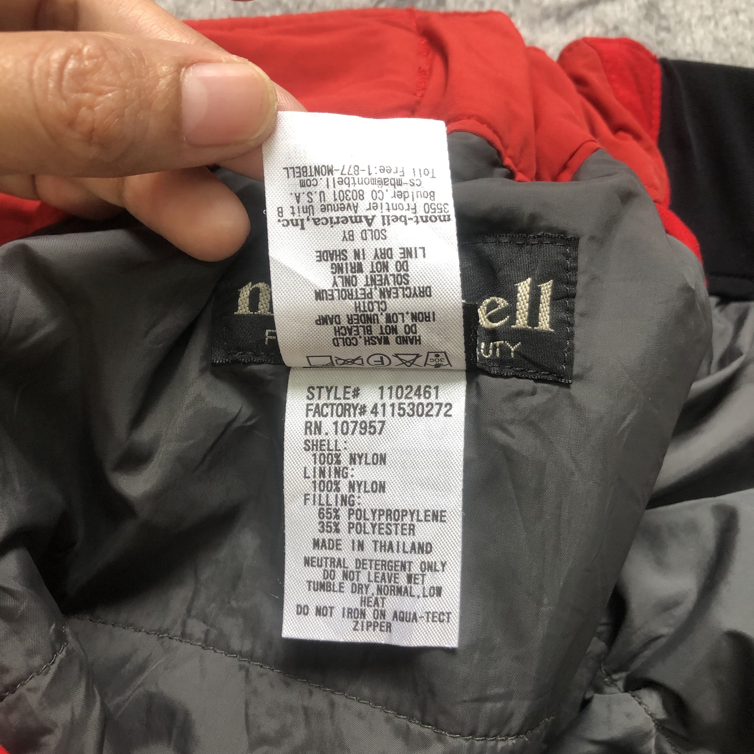 Montbell MONT BELL THINSULATE INSULATION SKI PANTS #6936-99 Size US 37 - 12 Thumbnail