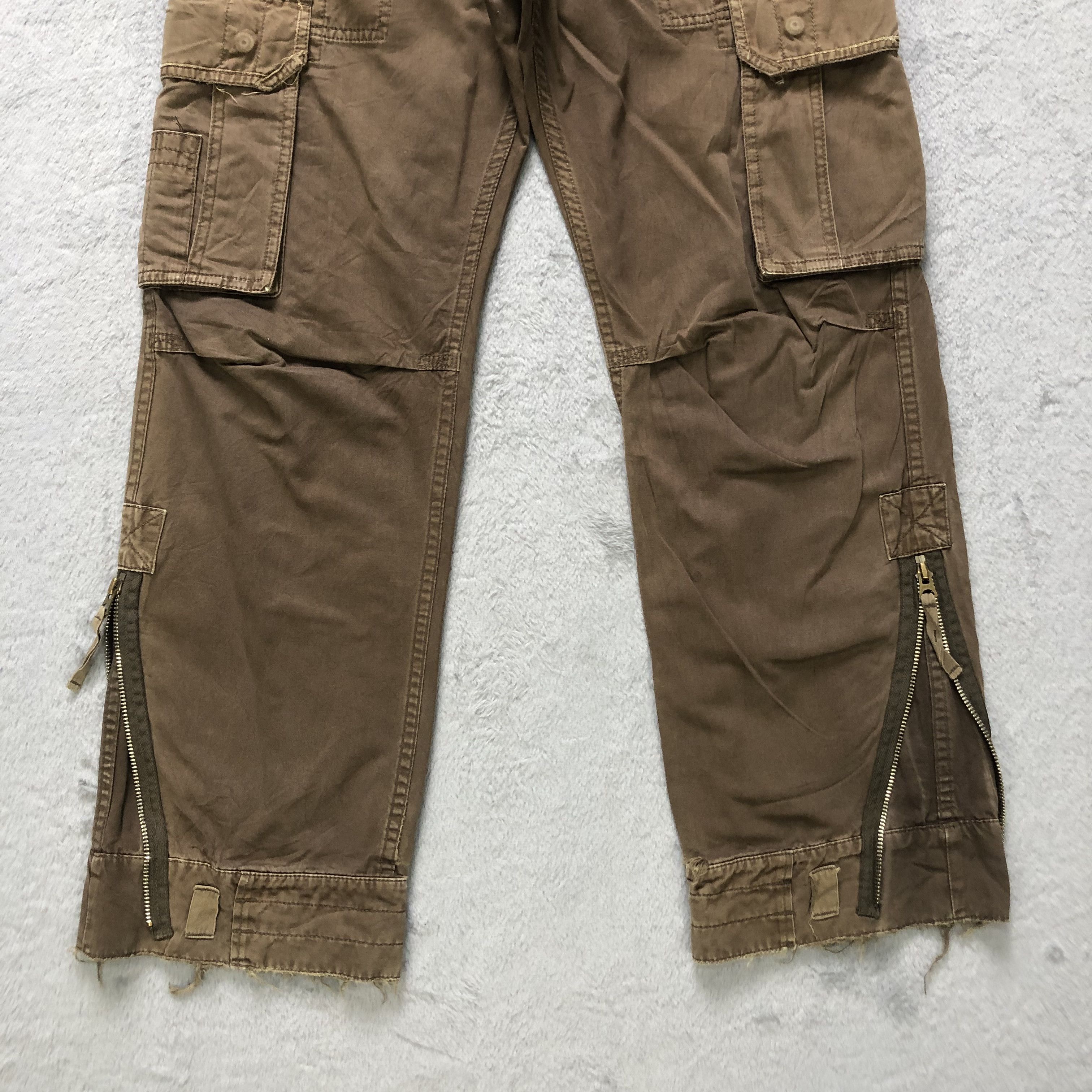 Japanese Brand PURPLE & YELLOW VINTAGE DESIGN CARGO PANTS #6940-99 Size US 31 - 5 Thumbnail
