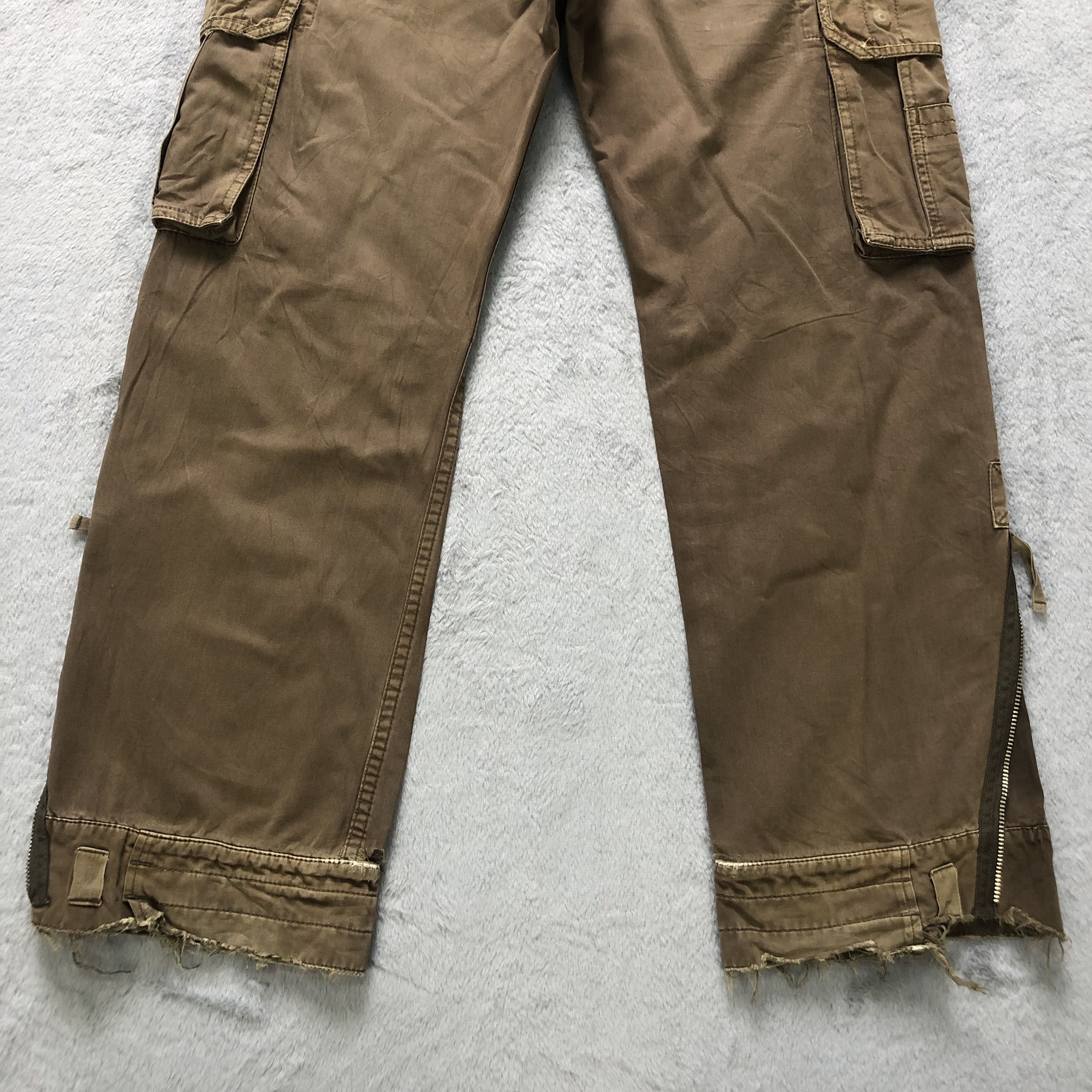 Japanese Brand PURPLE & YELLOW VINTAGE DESIGN CARGO PANTS #6940-99 Size US 31 - 10 Thumbnail