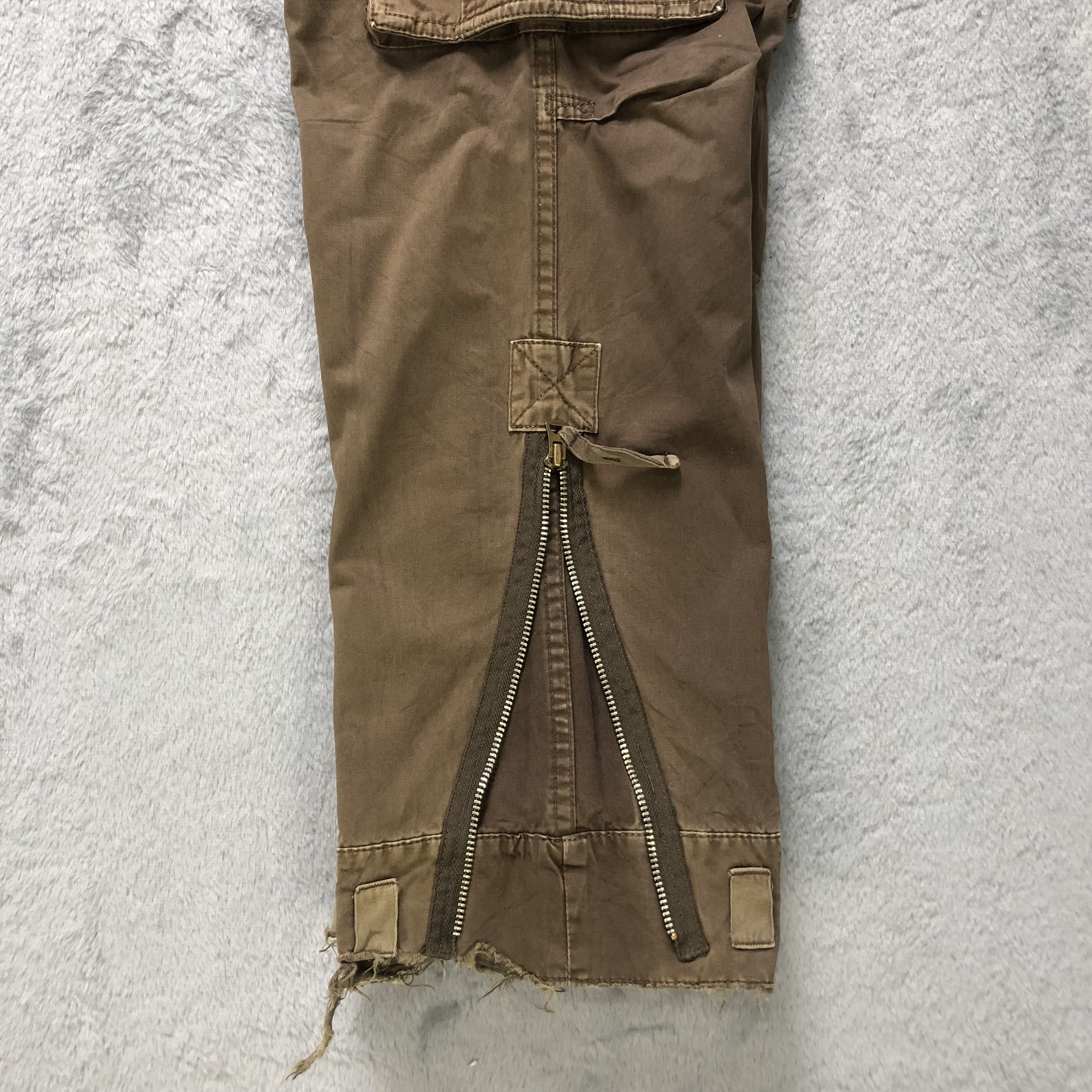 Japanese Brand PURPLE & YELLOW VINTAGE DESIGN CARGO PANTS #6940-99 Size US 31 - 15 Thumbnail
