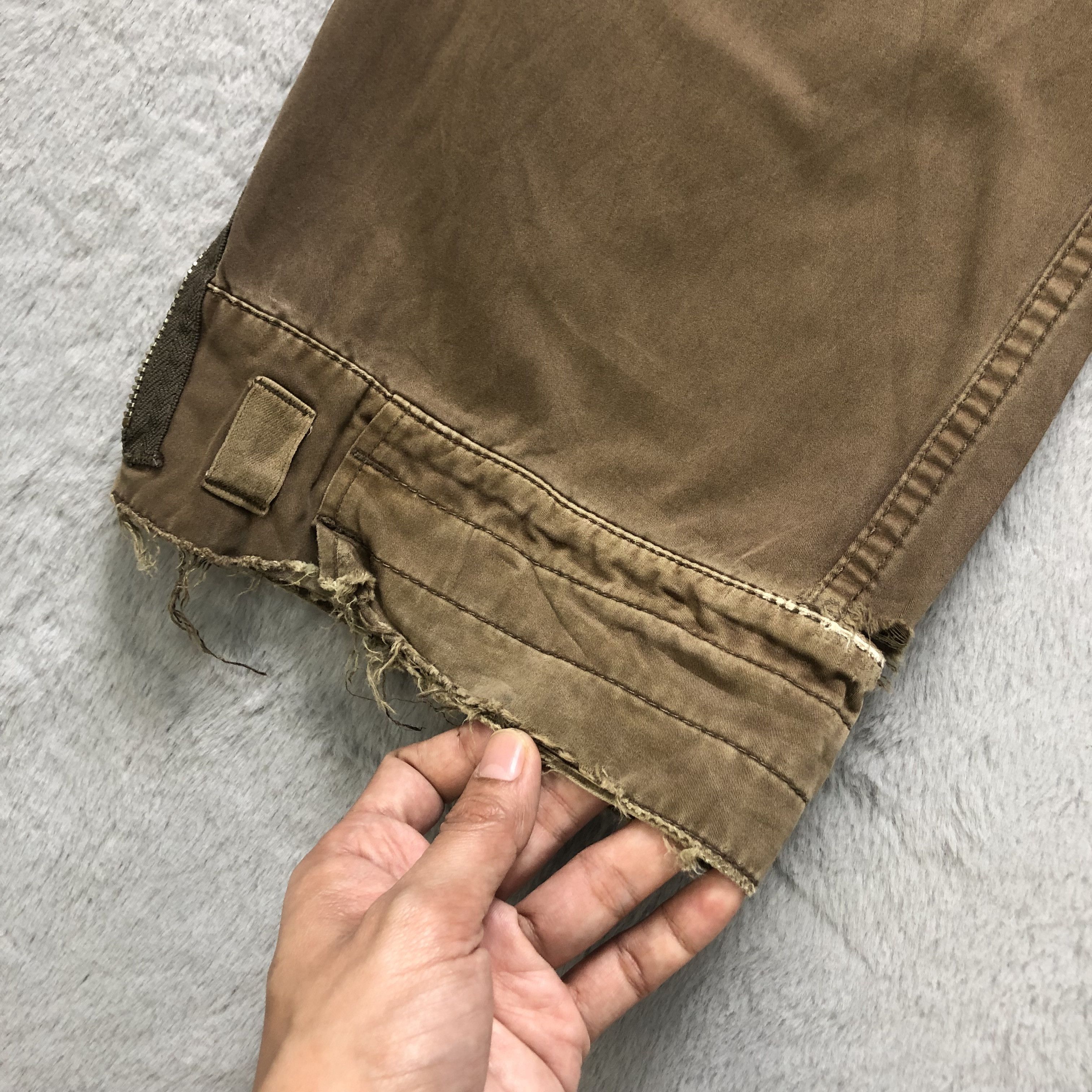 Japanese Brand PURPLE & YELLOW VINTAGE DESIGN CARGO PANTS #6940-99 Size US 31 - 11 Thumbnail