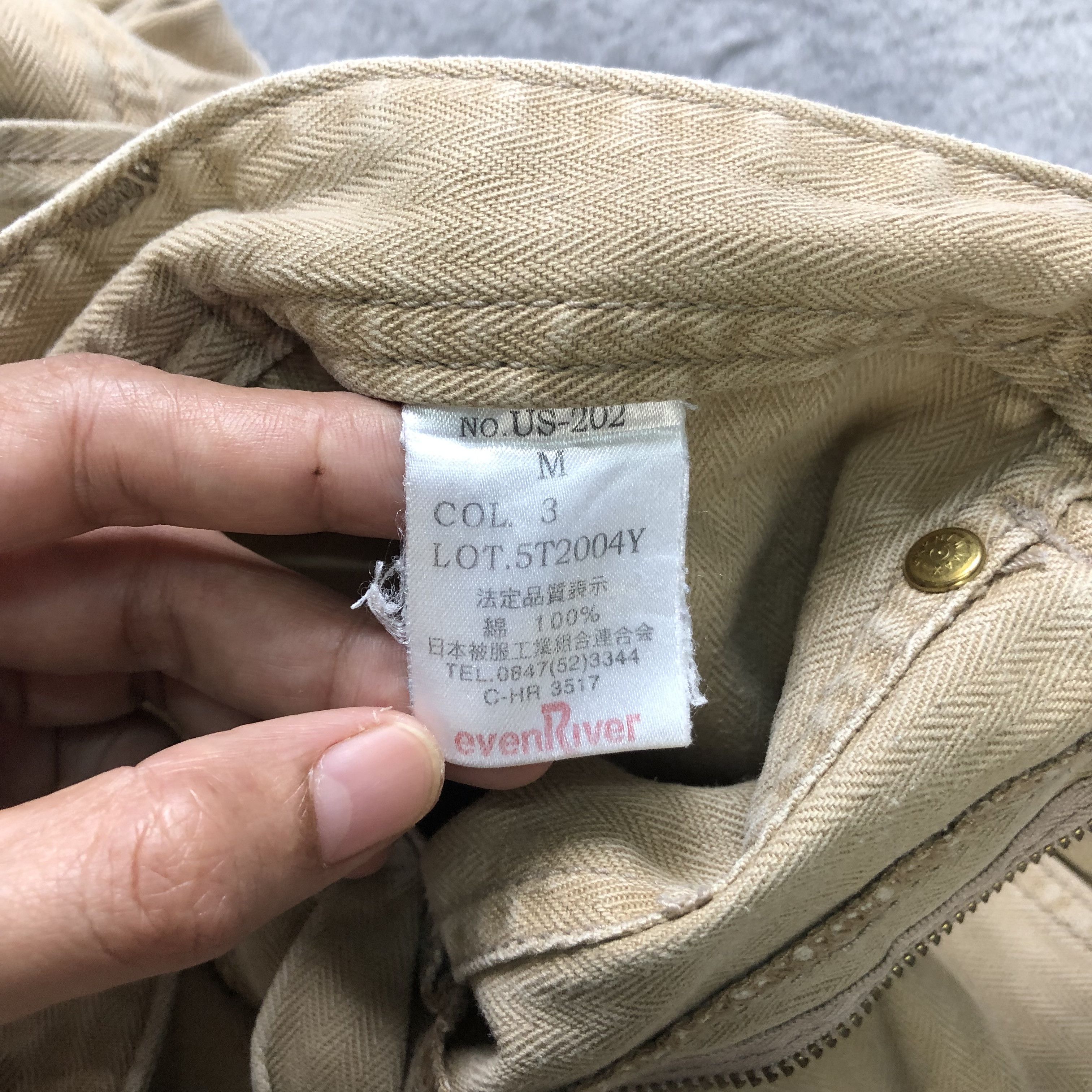 Japanese Brand EVENRIVER UTILITY DOUBLE KNEE CARGO PANTS #6941-99 Size US 27 - 9 Thumbnail