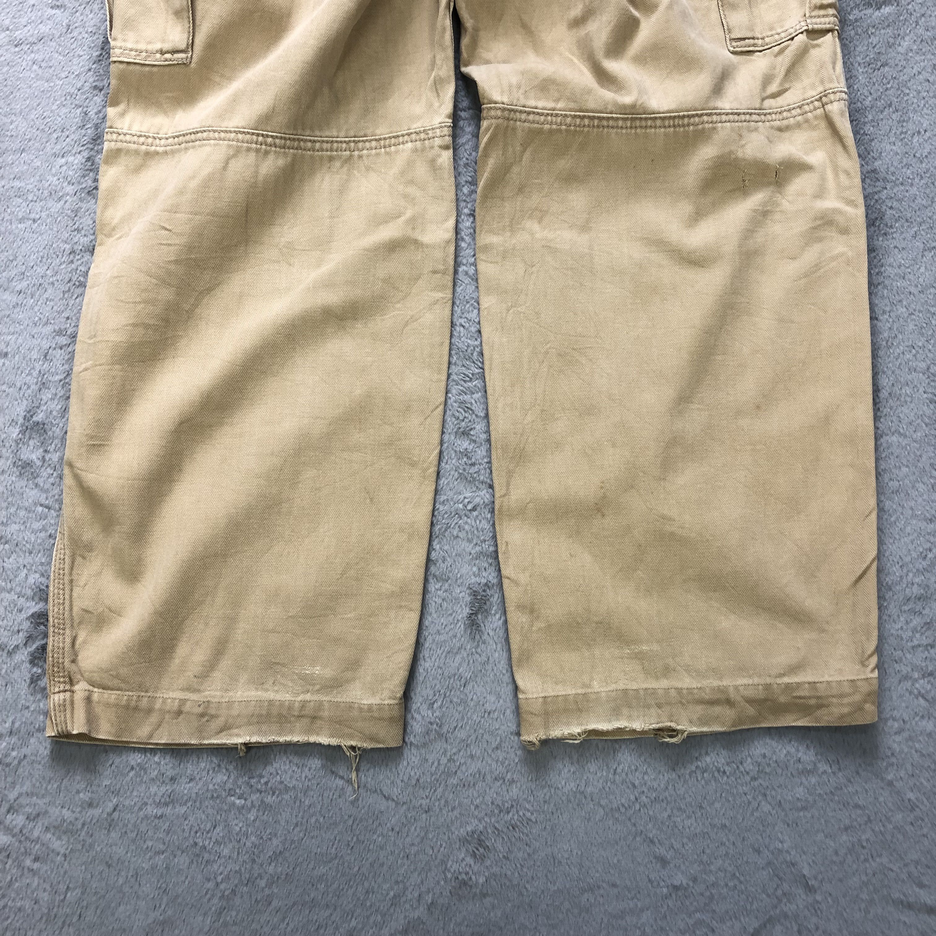 Japanese Brand EVENRIVER UTILITY DOUBLE KNEE CARGO PANTS #6941-99 Size US 27 - 15 Thumbnail