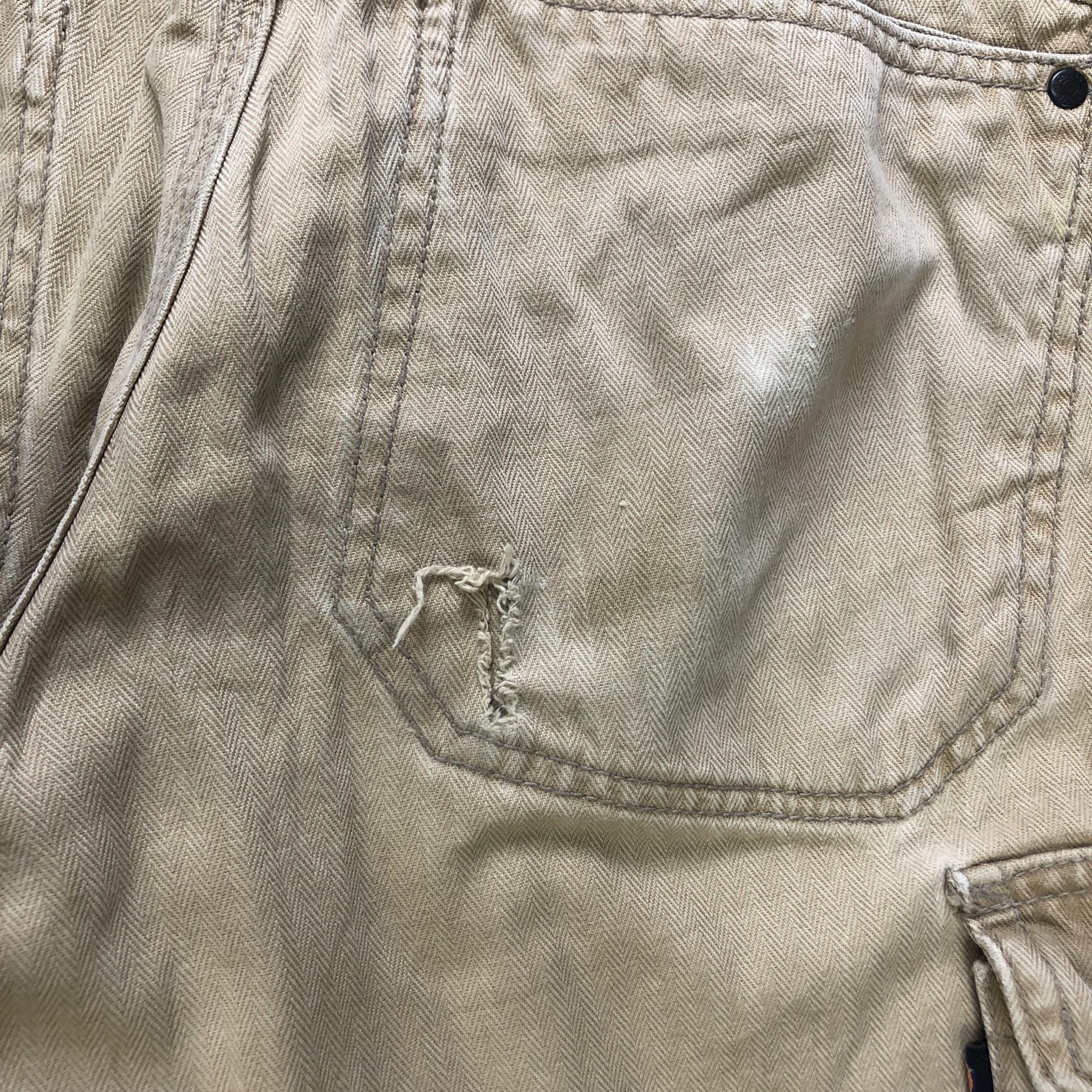 Japanese Brand EVENRIVER UTILITY DOUBLE KNEE CARGO PANTS #6941-99 Size US 27 - 14 Thumbnail