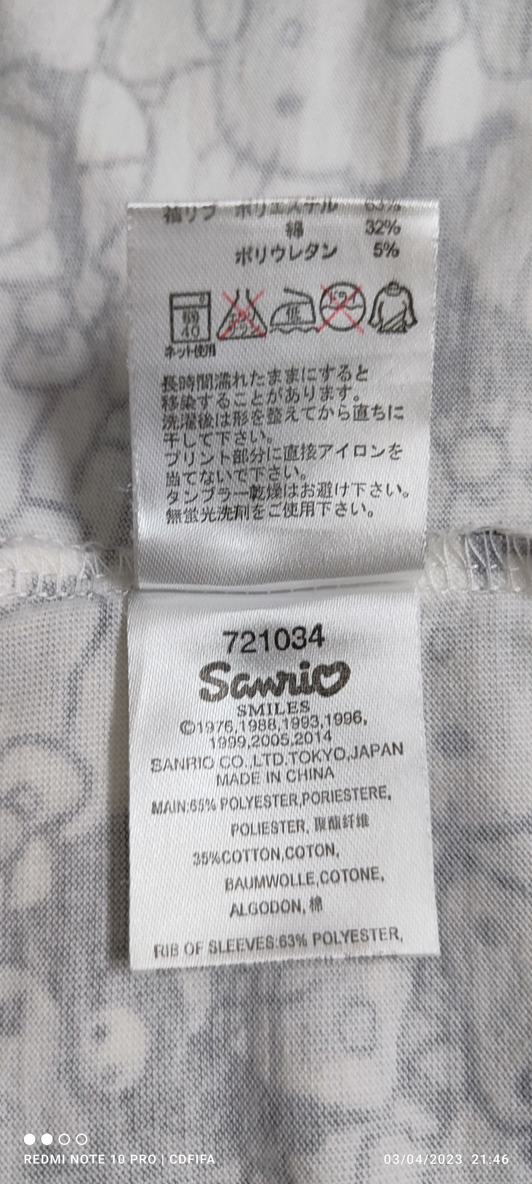 Japanese Brand Hello Kitty Sanrio Anime Full Print Zipper Hoodie Size XS / US 0-2 / IT 36-38 - 5 Thumbnail