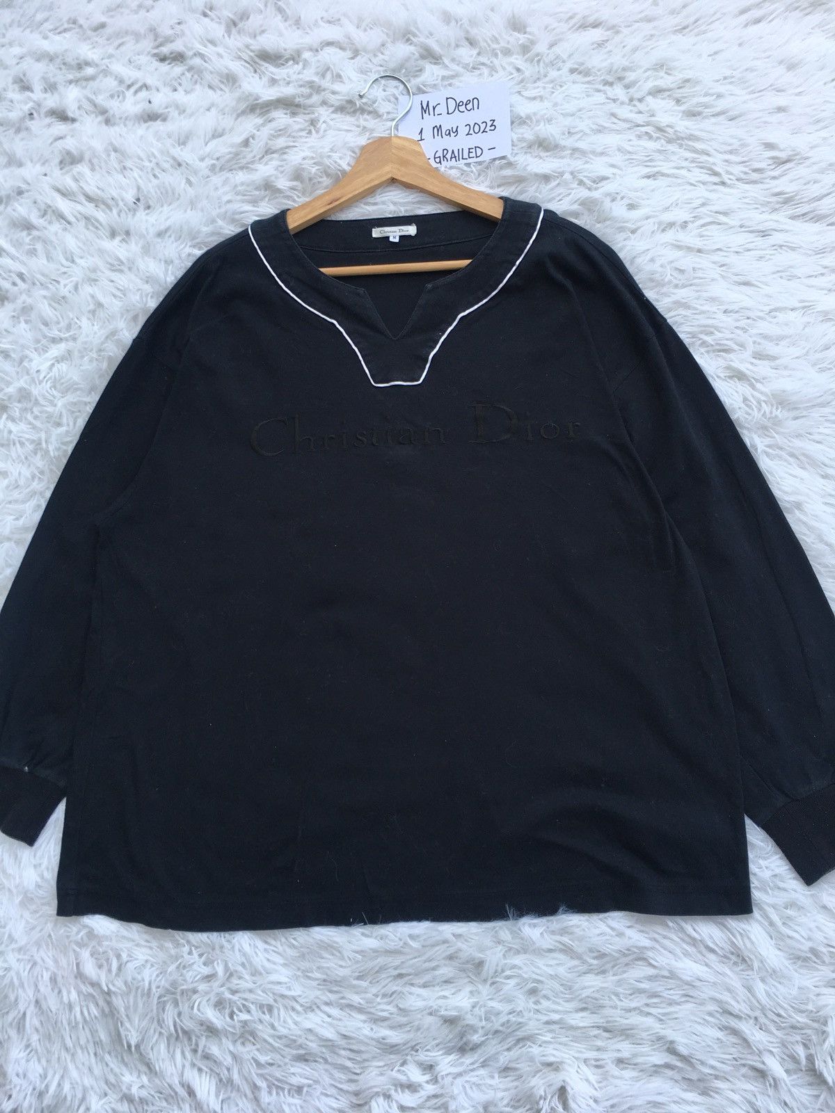 Christian Dior Monsieur Rare Vintage 90s Spell out Embroidered Christian Dior Shirt Size L / US 10 / IT 46 - 5 Thumbnail