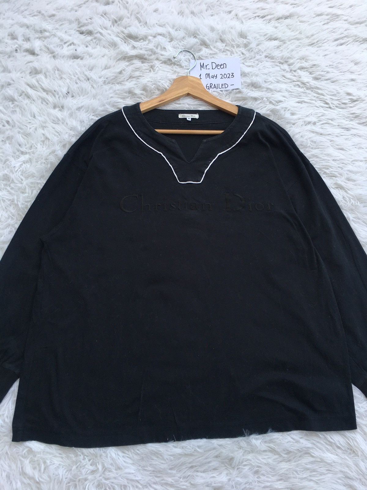 Christian Dior Monsieur Rare Vintage 90s Spell out Embroidered Christian Dior Shirt Size L / US 10 / IT 46 - 6 Thumbnail