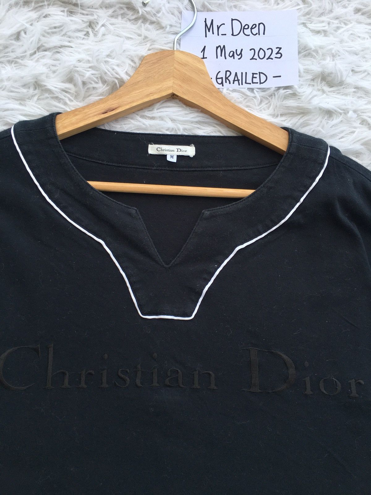 Christian Dior Monsieur Rare Vintage 90s Spell out Embroidered Christian Dior Shirt Size L / US 10 / IT 46 - 7 Thumbnail