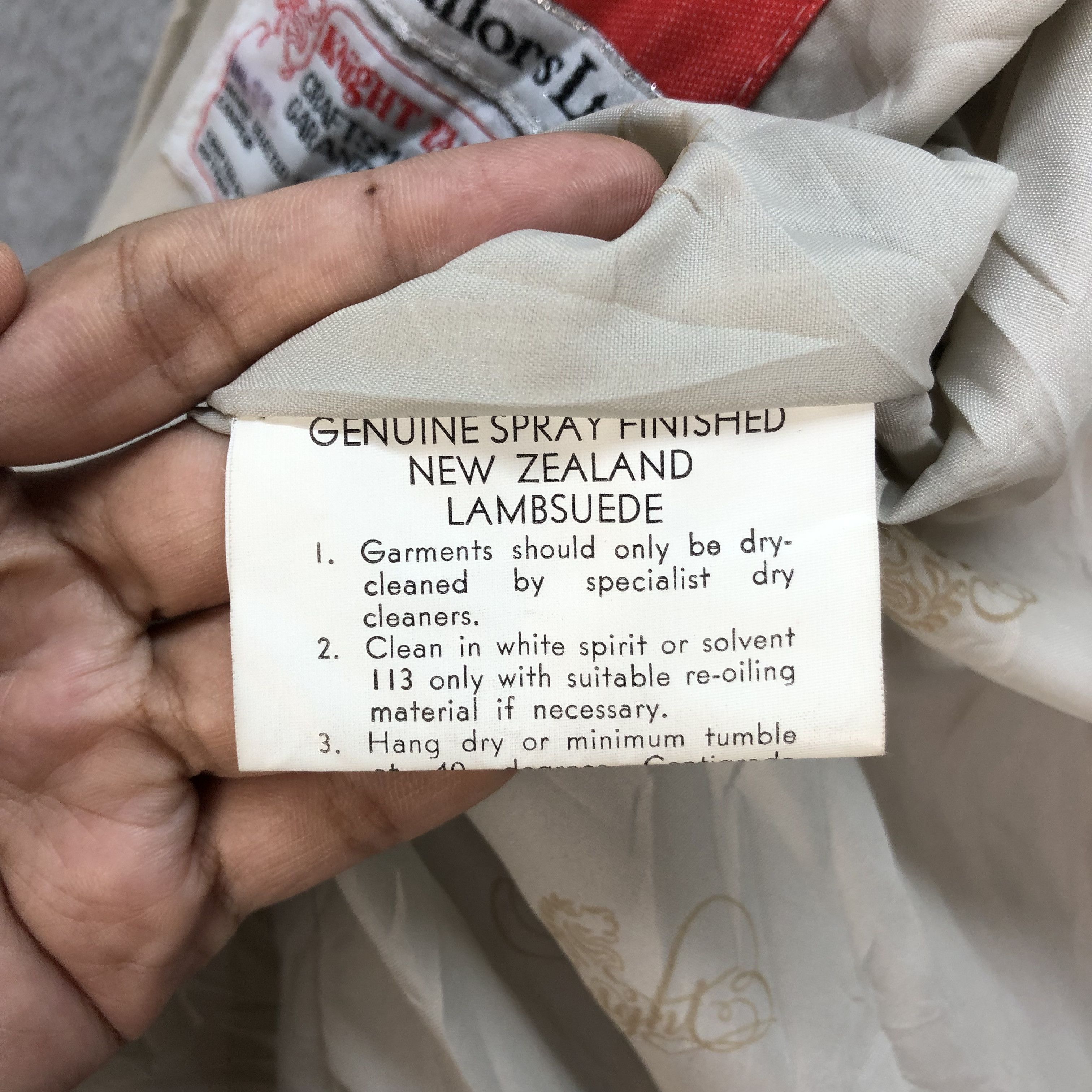 Vintage KNIGHT TAILORS LAMBSUEDE JACKET #6947-101 Size L / US 10 / IT 46 - 11 Thumbnail