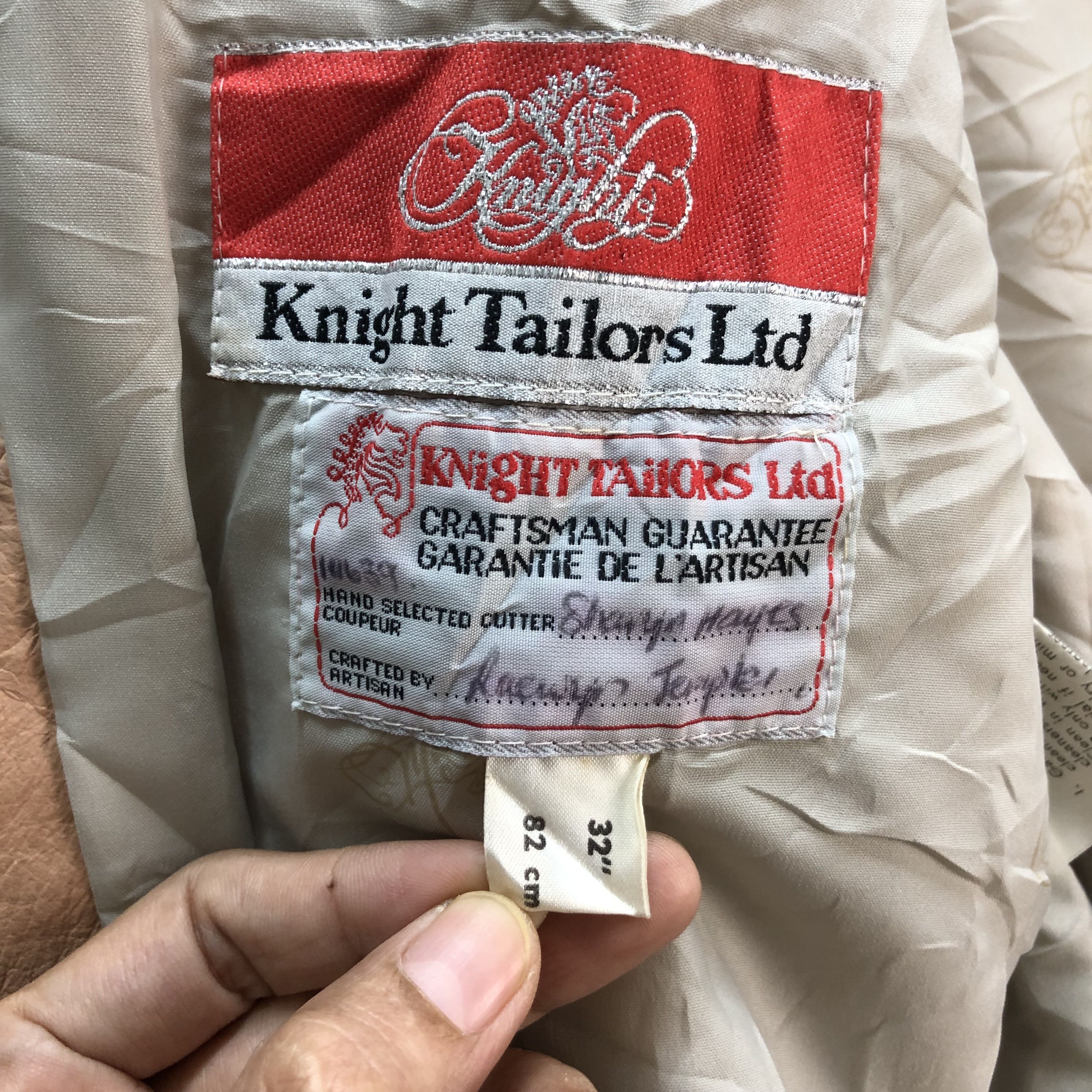 Vintage KNIGHT TAILORS LAMBSUEDE JACKET #6947-101 Size L / US 10 / IT 46 - 10 Thumbnail