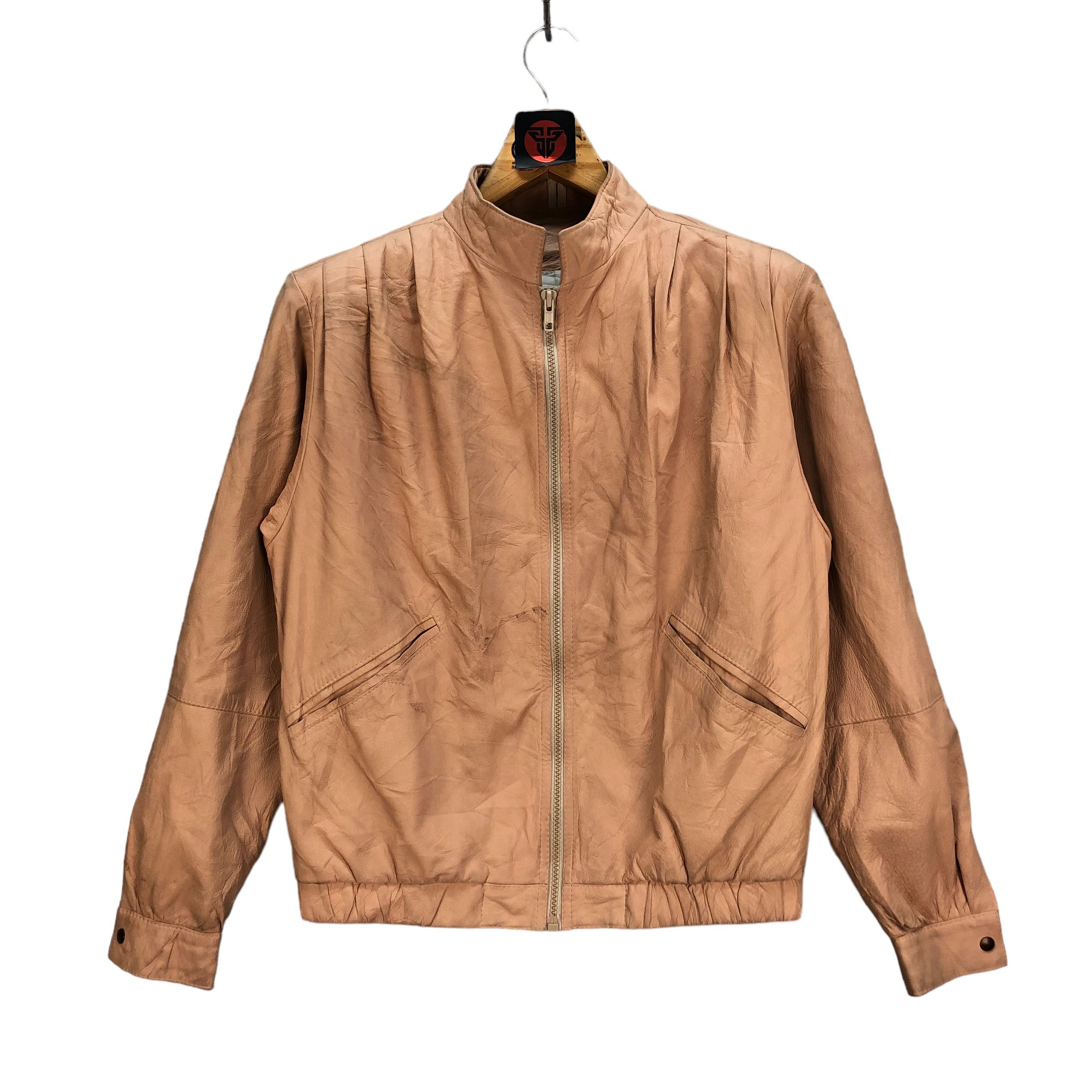 Vintage KNIGHT TAILORS LAMBSUEDE JACKET #6947-101 Size L / US 10 / IT 46 - 1 Thumbnail