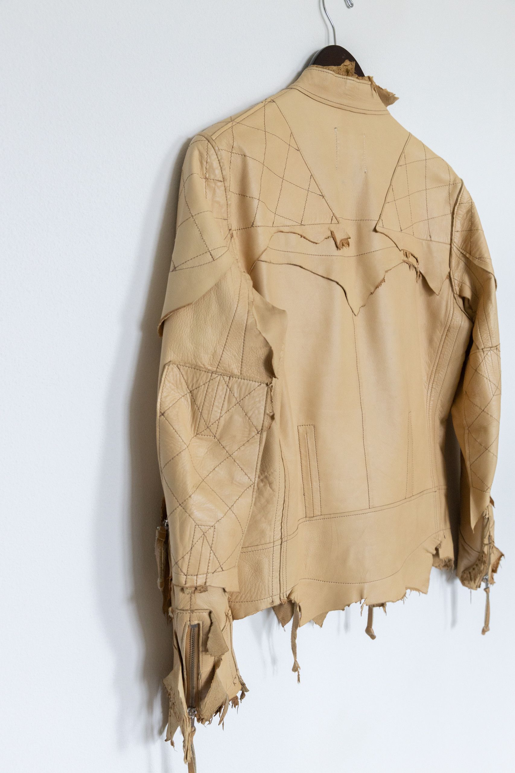 Takahiromiyashita The Soloist. Rough out leather biker jacket - rarest colorway Size US S / EU 44-46 / 1 - 4 Thumbnail