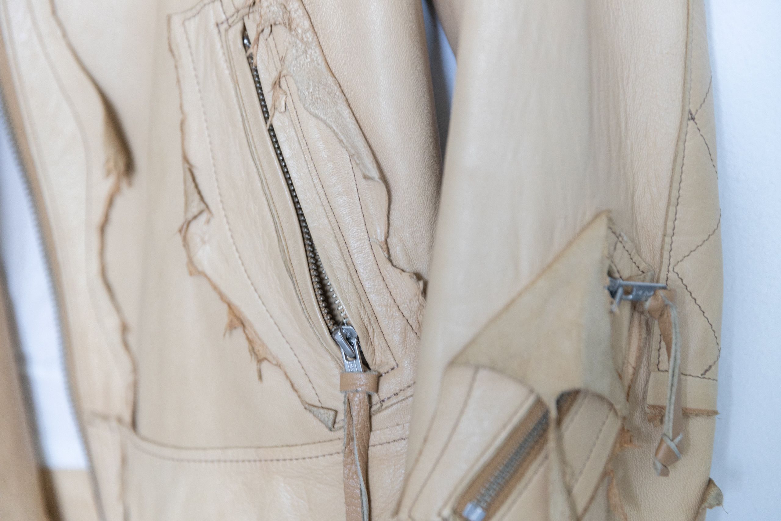Takahiromiyashita The Soloist. Rough out leather biker jacket - rarest colorway Size US S / EU 44-46 / 1 - 20 Thumbnail