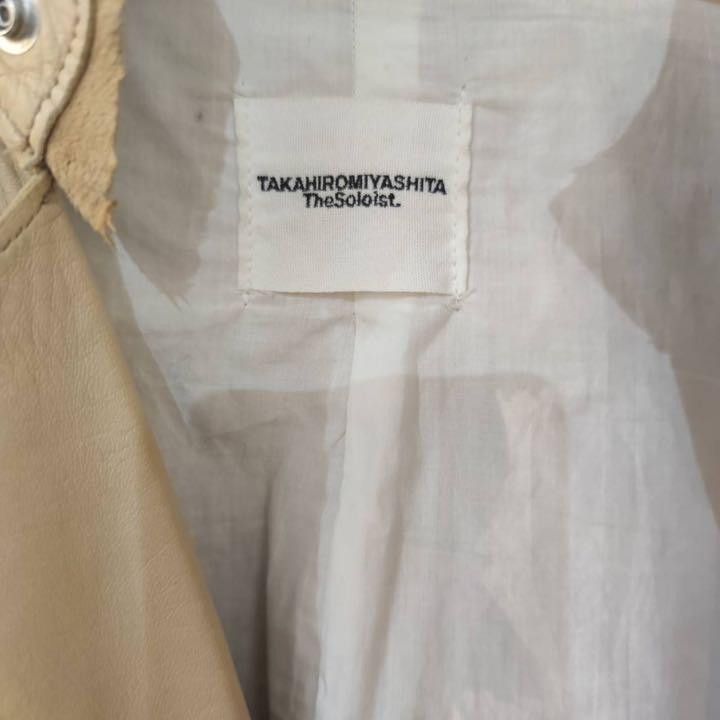Takahiromiyashita The Soloist. Rough out leather biker jacket - rarest colorway Size US S / EU 44-46 / 1 - 19 Thumbnail