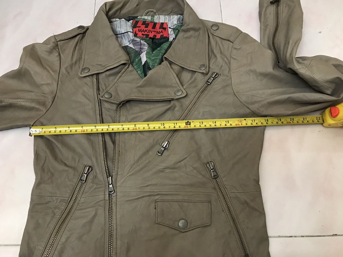 Japanese Brand × Vintage 💥 Accept offer 💥 Leather Jacket Makin Jan Ma Size S Size S / US 4 / IT 40 - 9 Thumbnail