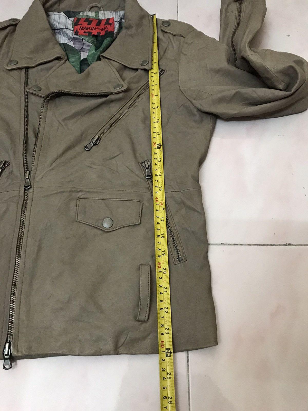 Japanese Brand × Vintage 💥 Accept offer 💥 Leather Jacket Makin Jan Ma Size S Size S / US 4 / IT 40 - 8 Thumbnail