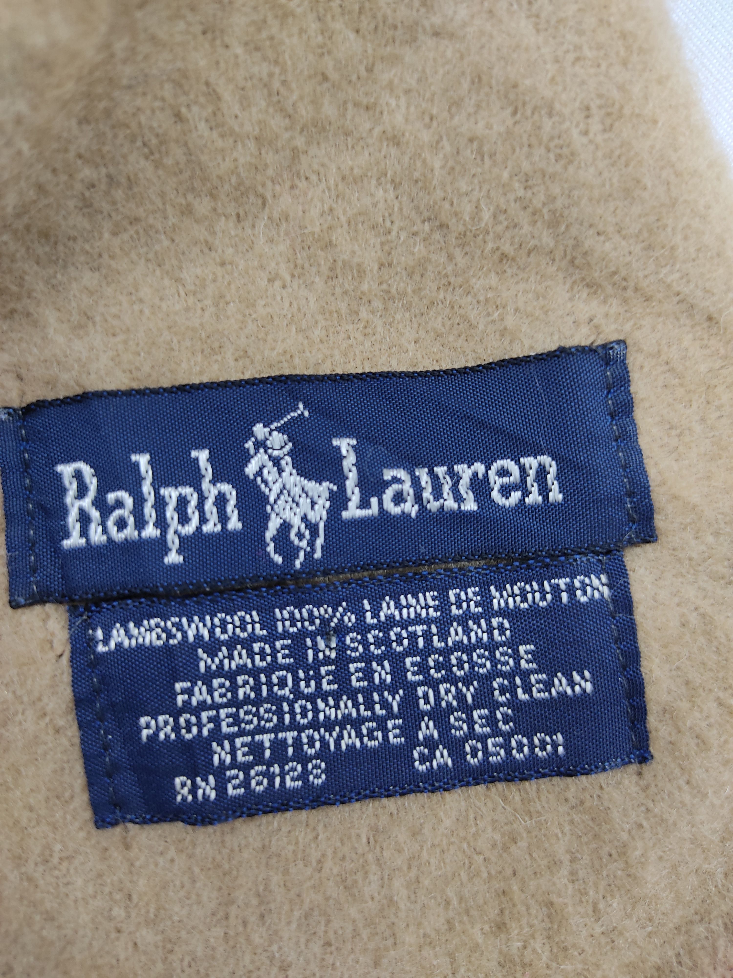 Polo Ralph Lauren Ralph Lauren Scarf Muffler Scotland Made 100% Lambswool Size ONE SIZE - 2 Thumbnail
