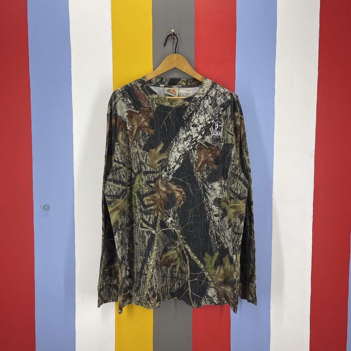 image of Outdoor Life x Realtree Russell Outdoors Mossy Oak Long Sleeve T Shirt 1101/am, Men's (Size 2XL)