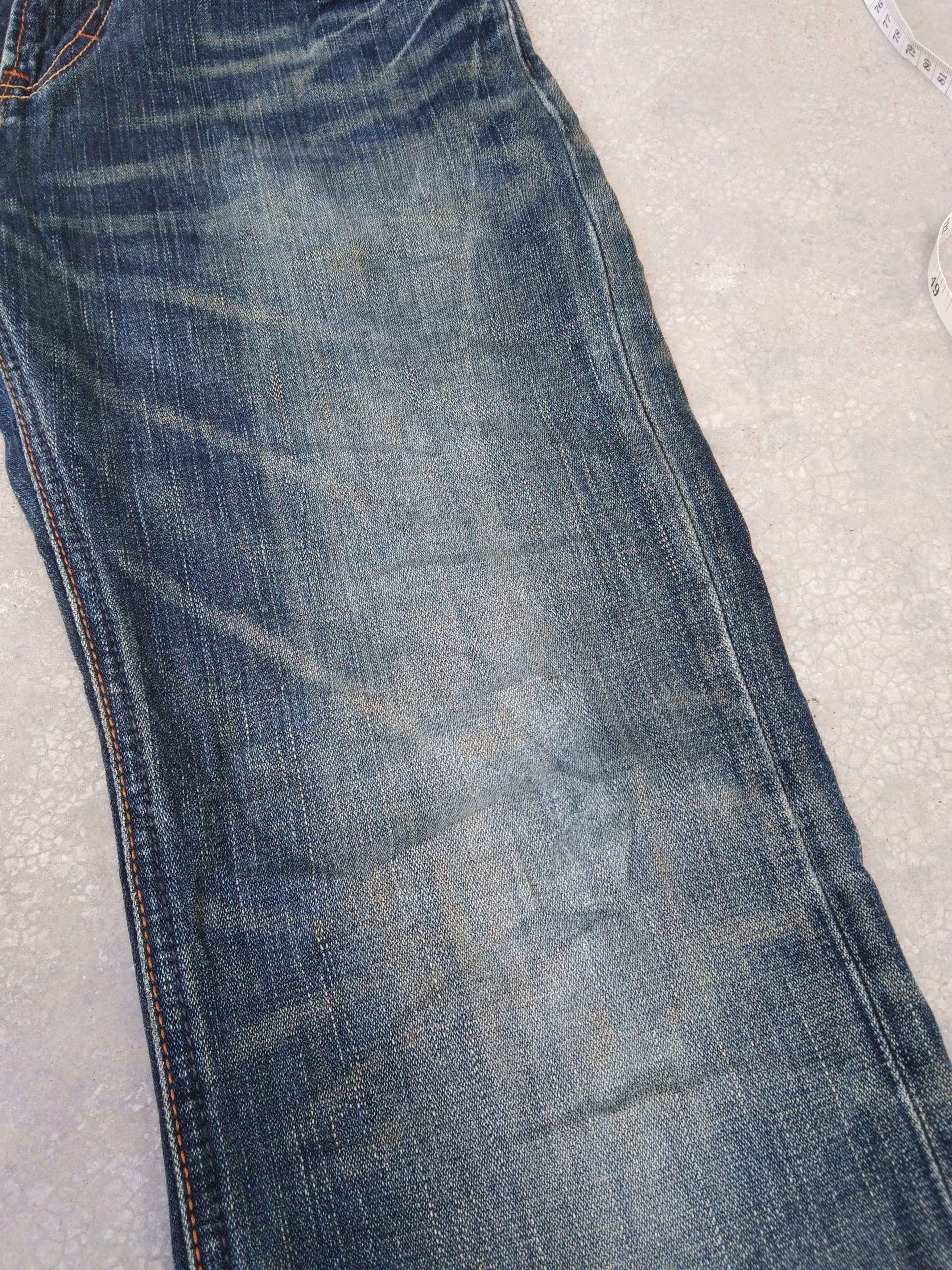 Japanese Brand Vintage Wrangler Distressed Jeans 28x31 Size US 28 / EU 44 - 4 Thumbnail