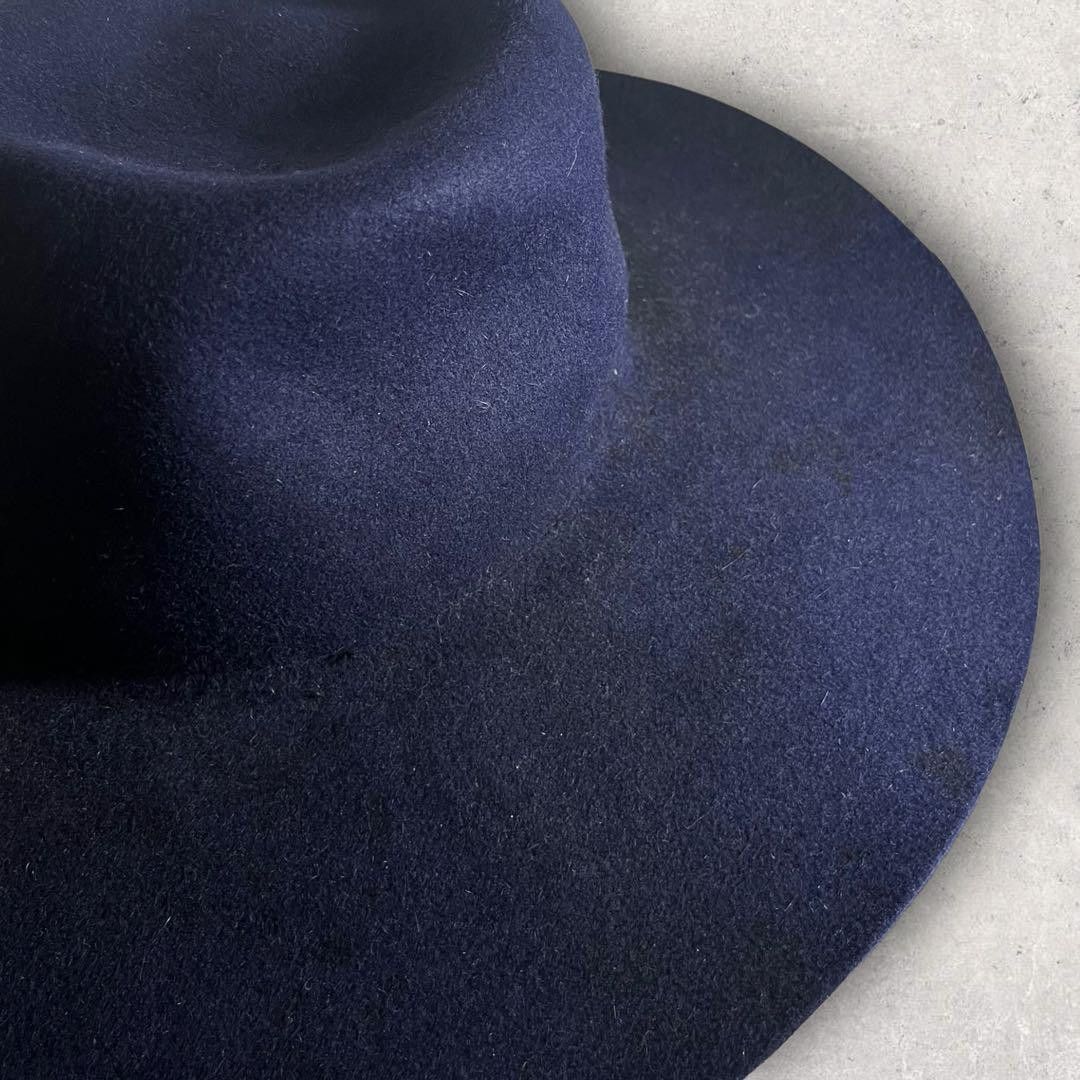 Greg Lauren Navy hand stained patchwork drifter hat Size ONE SIZE - 9 Thumbnail