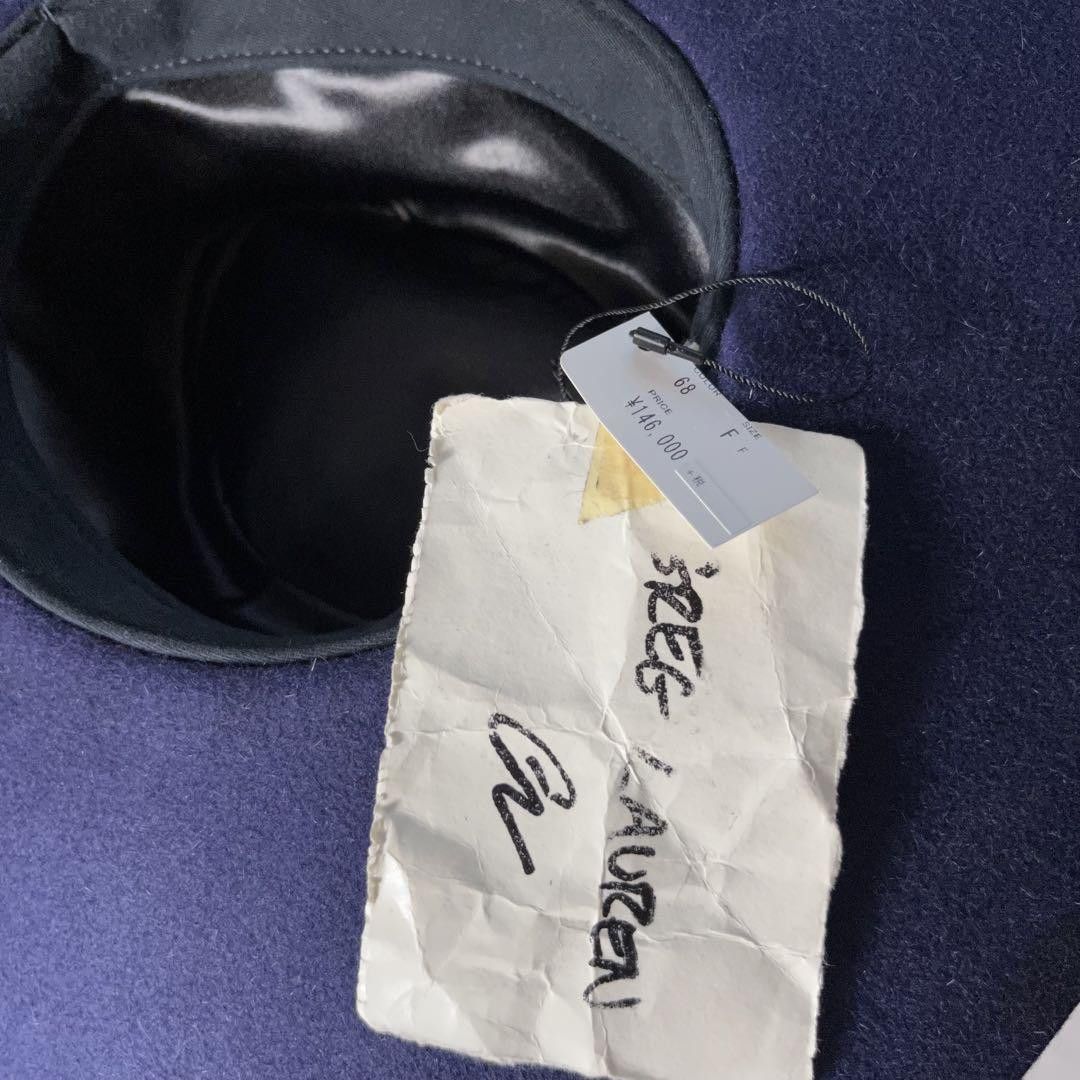 Greg Lauren Navy hand stained patchwork drifter hat Size ONE SIZE - 12 Thumbnail