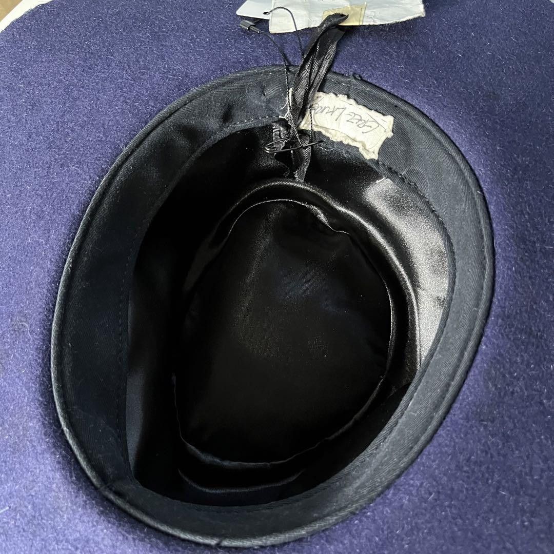 Greg Lauren Navy hand stained patchwork drifter hat Size ONE SIZE - 13 Thumbnail