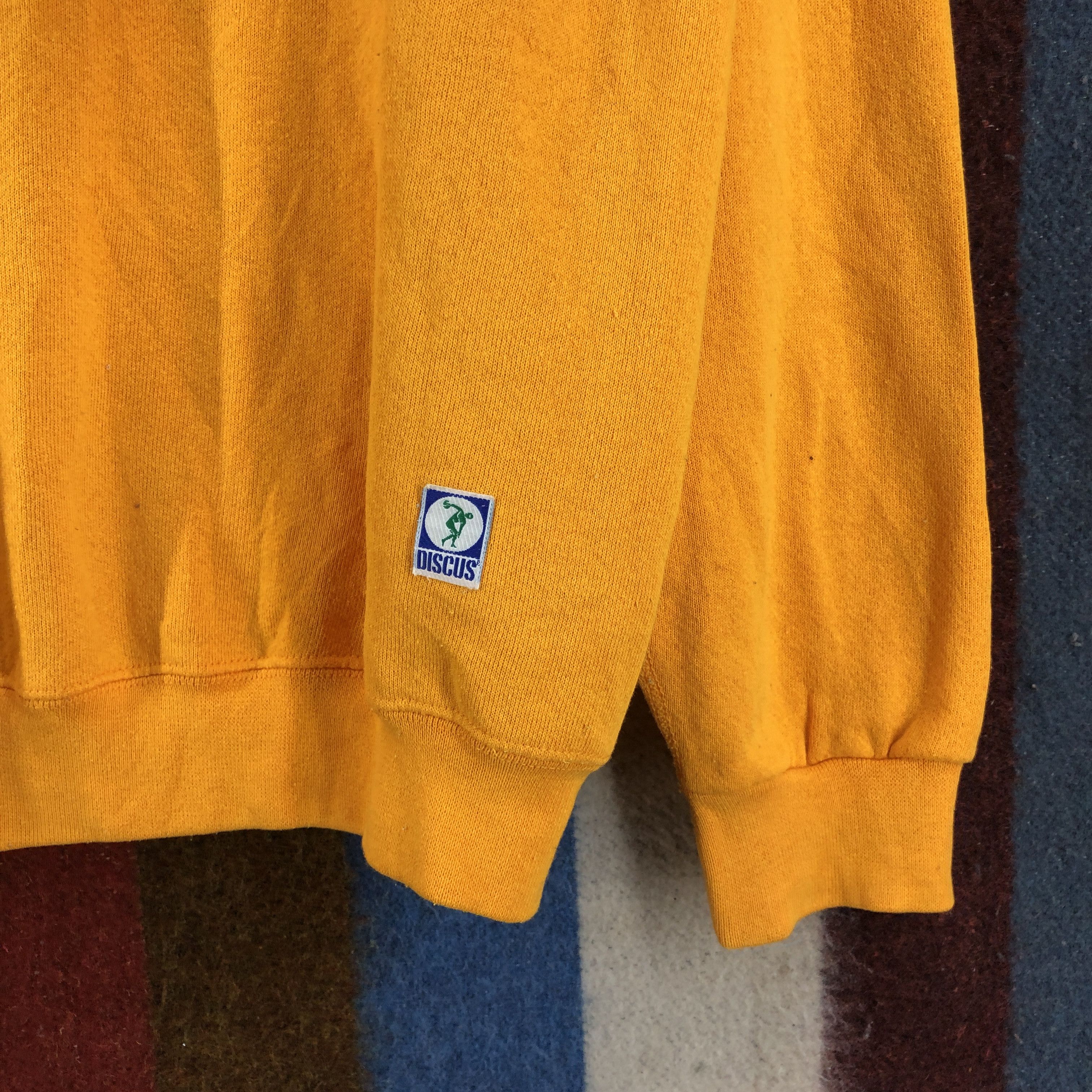 Vintage 90s Vintage DISCUS ATHLETIC Crew Neck Sweatshirt #0600/Z Size US L / EU 52-54 / 3 - 4 Thumbnail