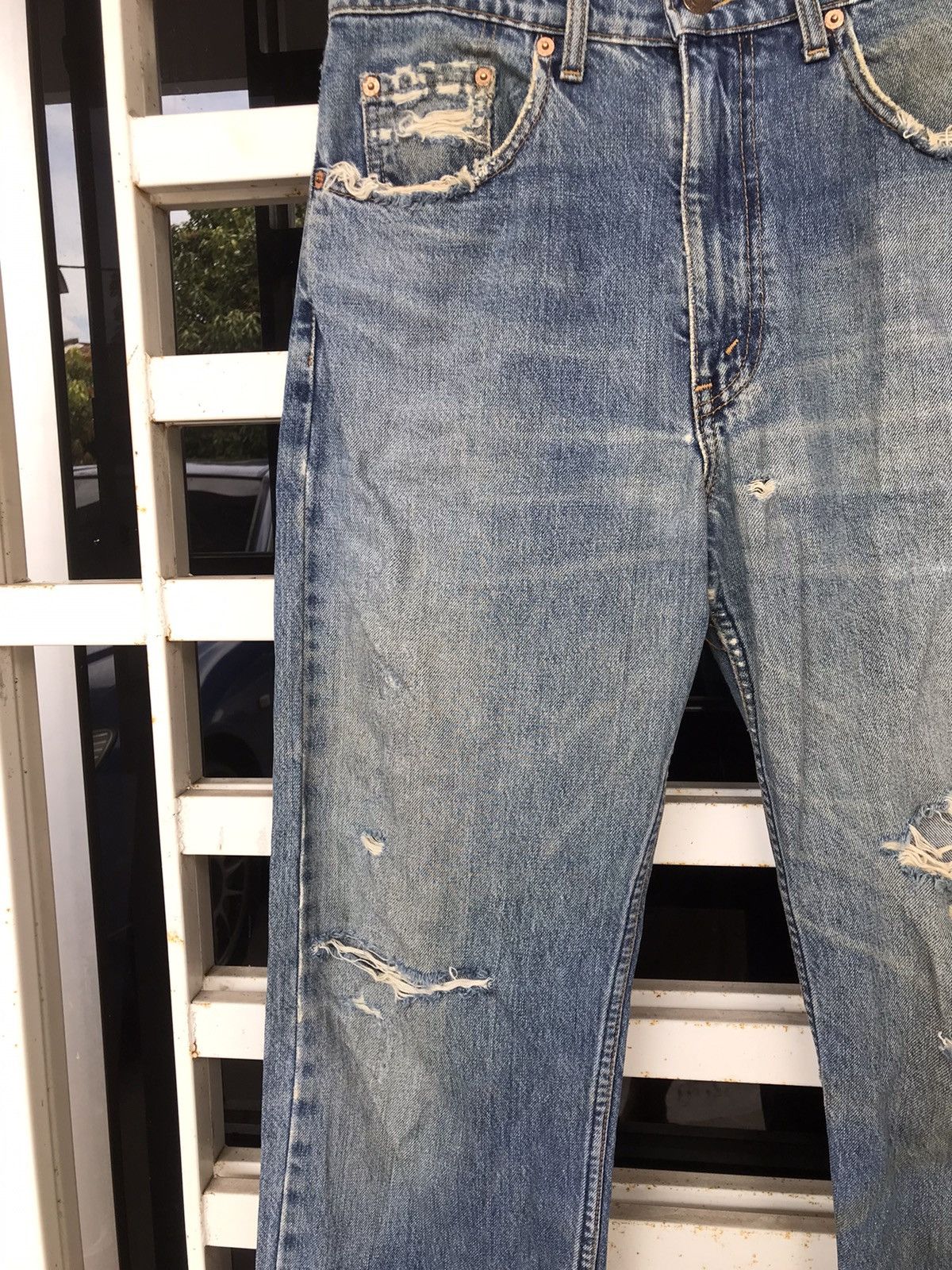 Levi's × Levi's Vintage Clothing × Vintage Vintage Levi’s 519 Distressed Denim Size 31x31 Size US 31 - 6 Thumbnail
