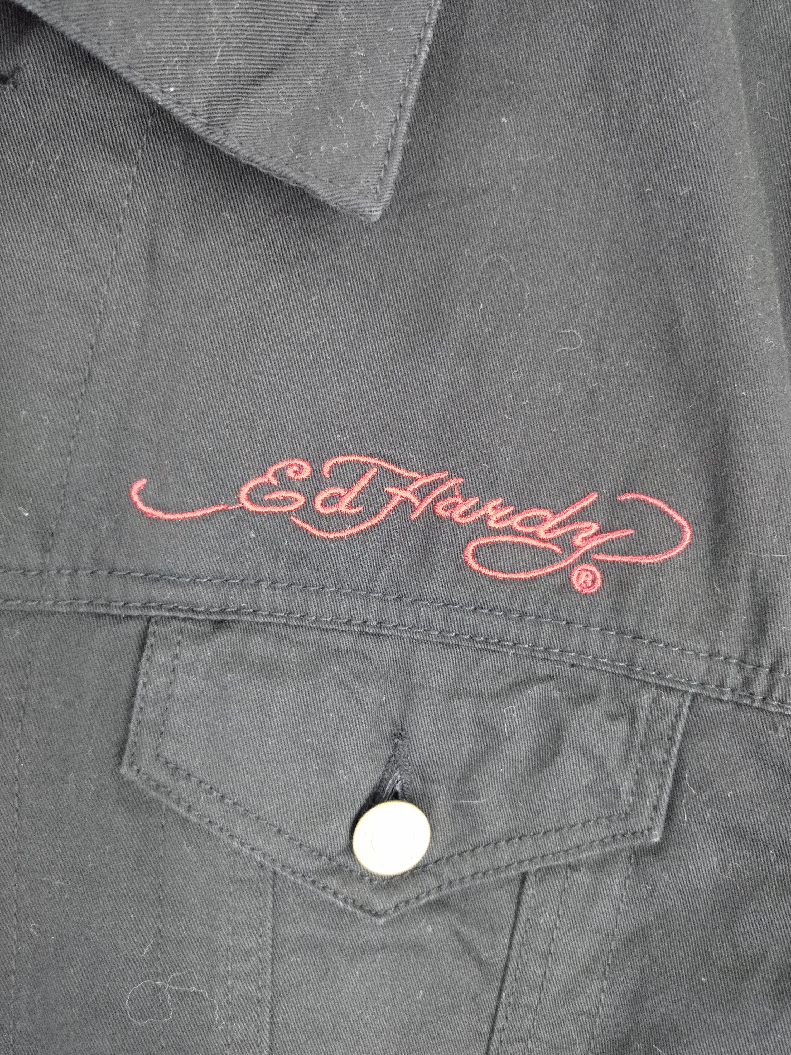 Christian Audigier Vintage Ed Hardy Design Embroidery Black Jacket Size US M / EU 48-50 / 2 - 8 Thumbnail
