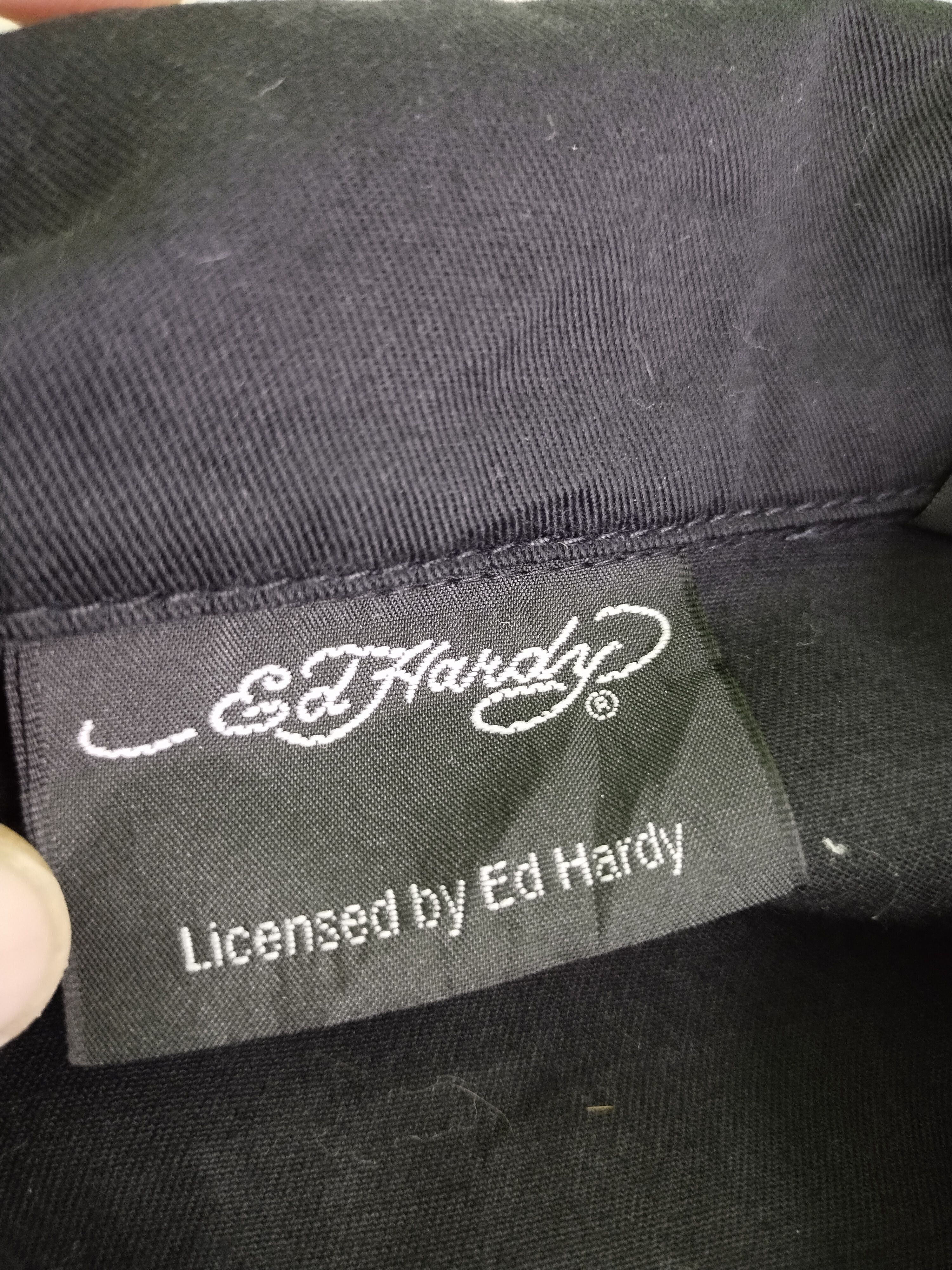 Christian Audigier Vintage Ed Hardy Design Embroidery Black Jacket Size US M / EU 48-50 / 2 - 18 Thumbnail