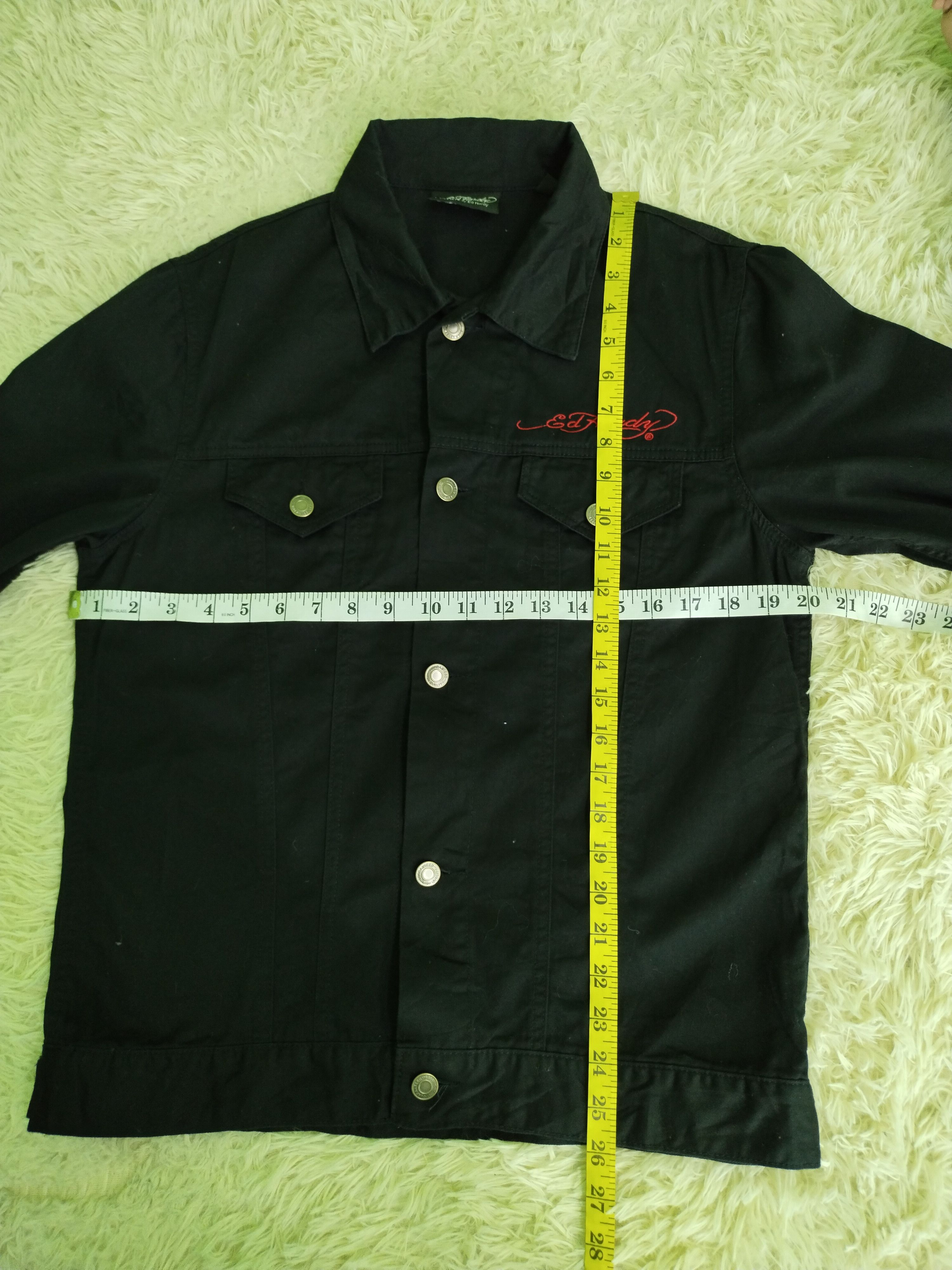 Christian Audigier Vintage Ed Hardy Design Embroidery Black Jacket Size US M / EU 48-50 / 2 - 22 Thumbnail