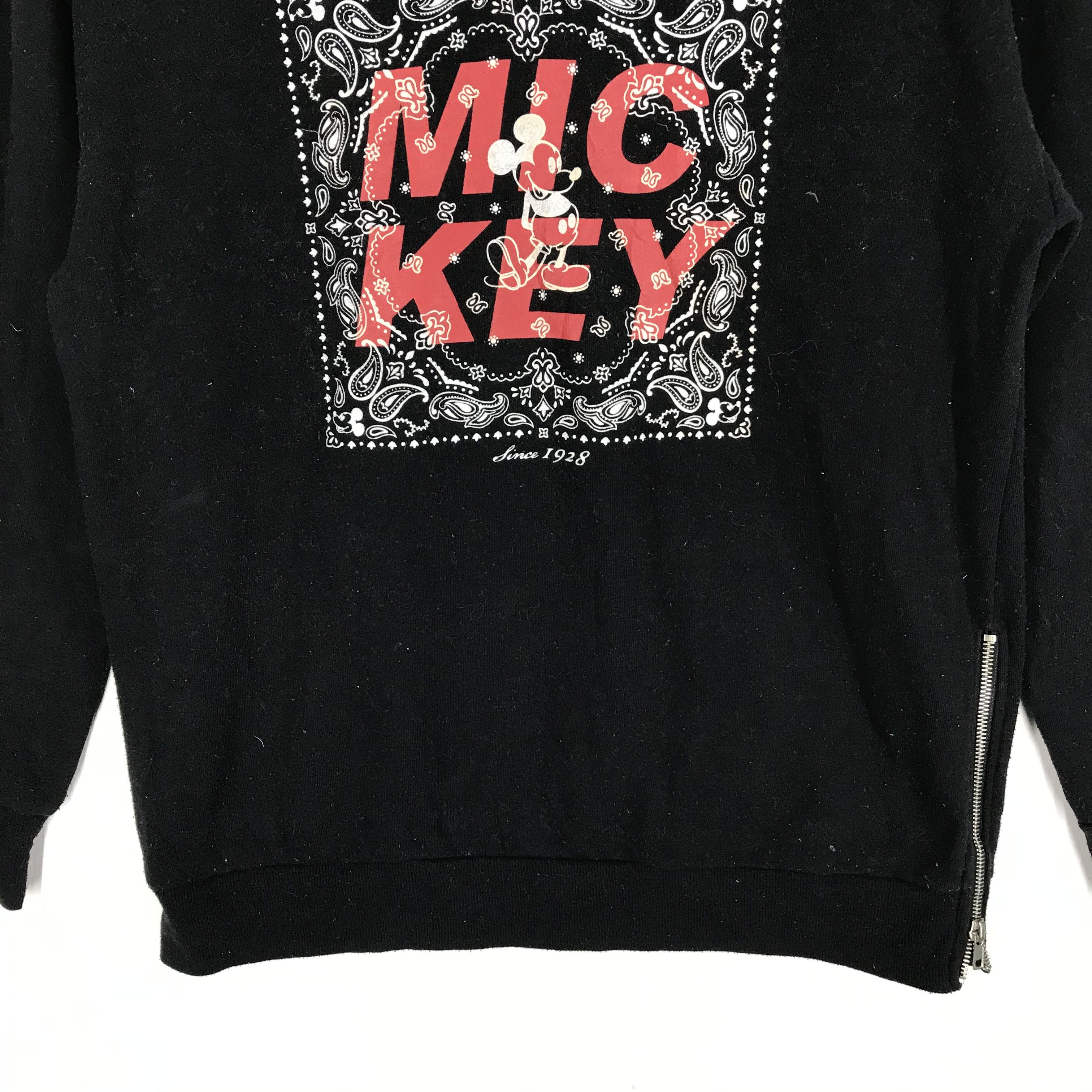 Mickey Mouse MICKEY MOUSE Women Hoodie Pullover #2397-83 Size M / US 6-8 / IT 42-44 - 4 Thumbnail