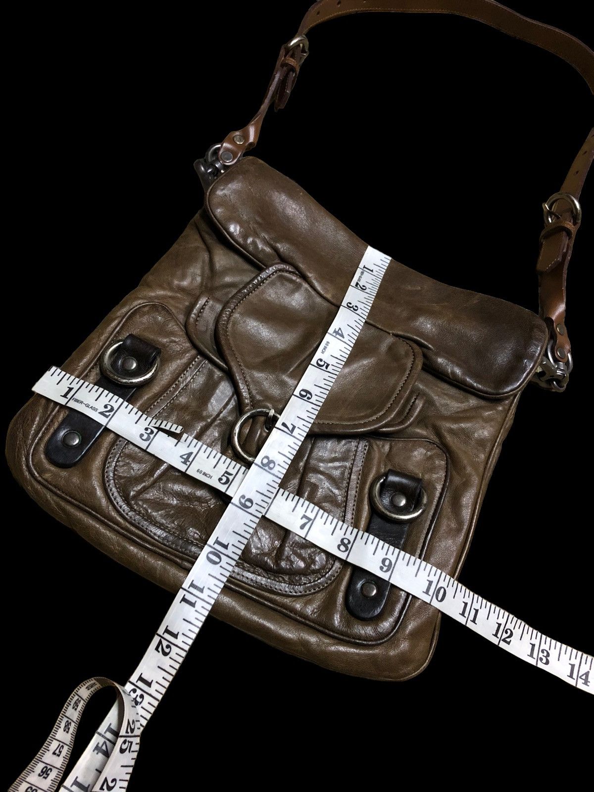 Genuine Leather JAMIN PUECH PARIS LEATHER CROSSBODY SLINGBAG Size ONE SIZE - 13 Thumbnail