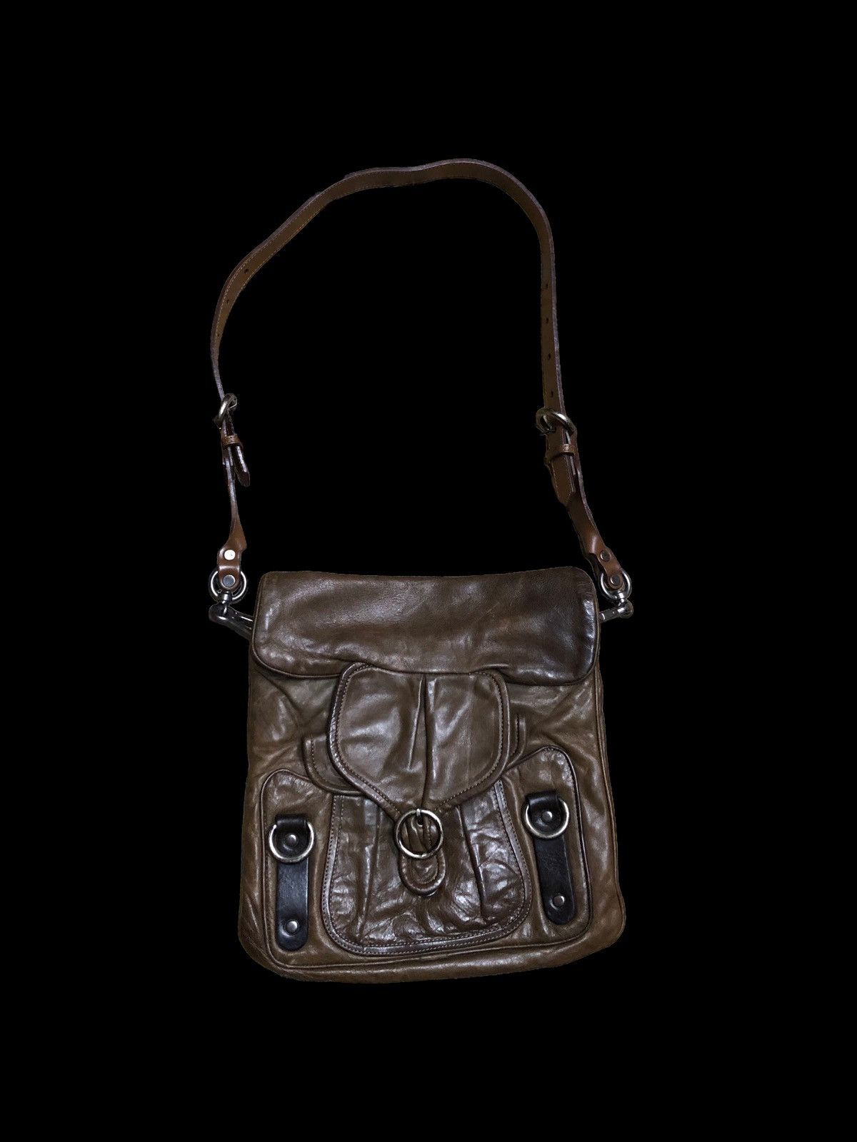 Genuine Leather JAMIN PUECH PARIS LEATHER CROSSBODY SLINGBAG Size ONE SIZE - 1 Thumbnail