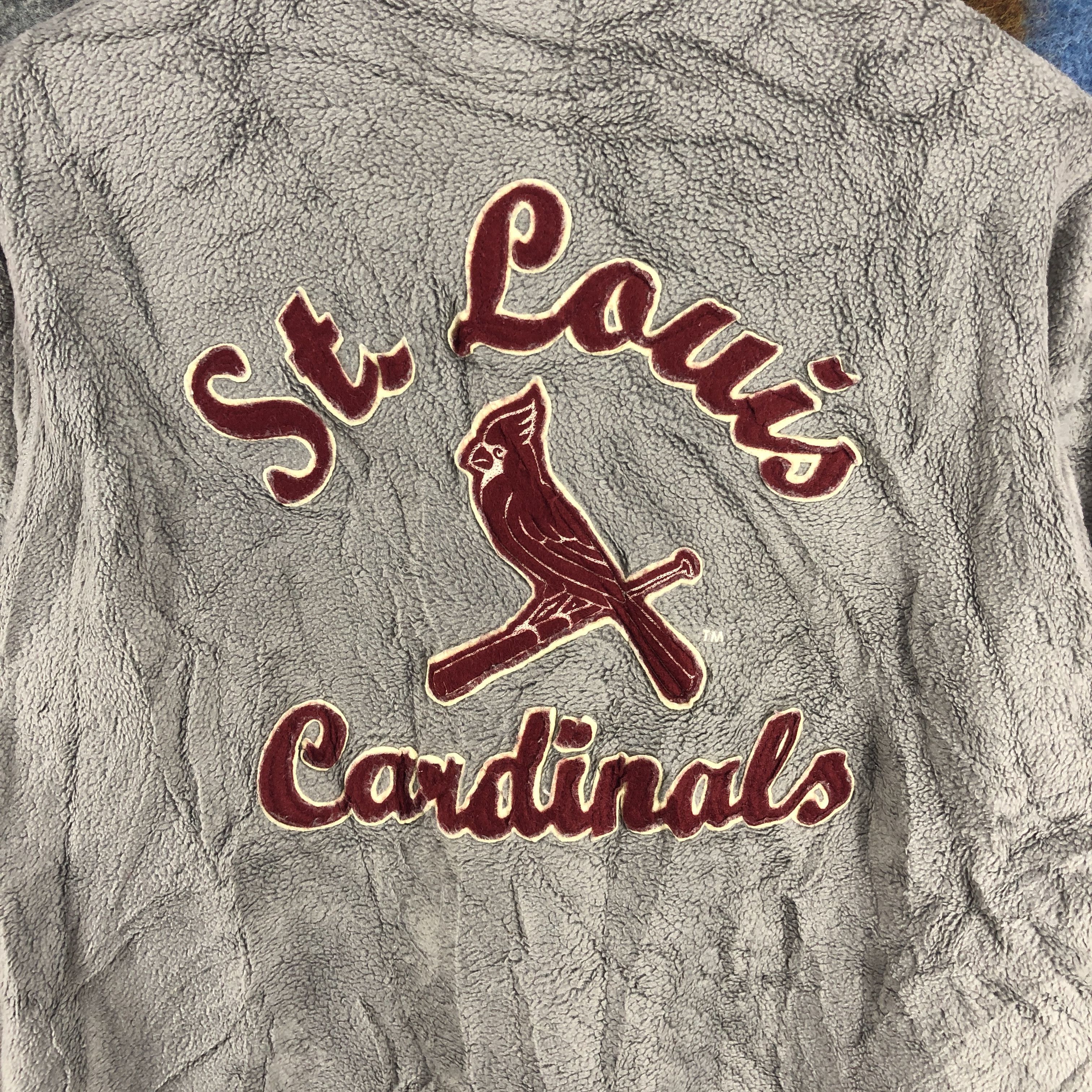 MLB ST. LOUIS CARDINALS Turtle Neck Fleece #0104/F Size US M / EU 48-50 / 2 - 2 Thumbnail