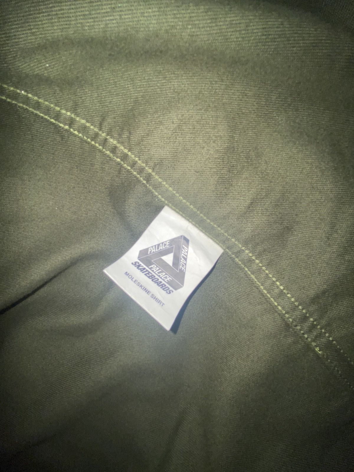 Palace Palace Olive Moleskin Shirt Size US L / EU 52-54 / 3 - 7 Thumbnail