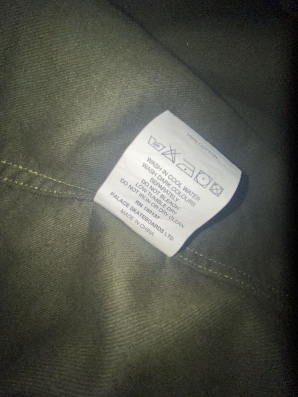 Palace Palace Olive Moleskin Shirt Size US L / EU 52-54 / 3 - 8 Thumbnail