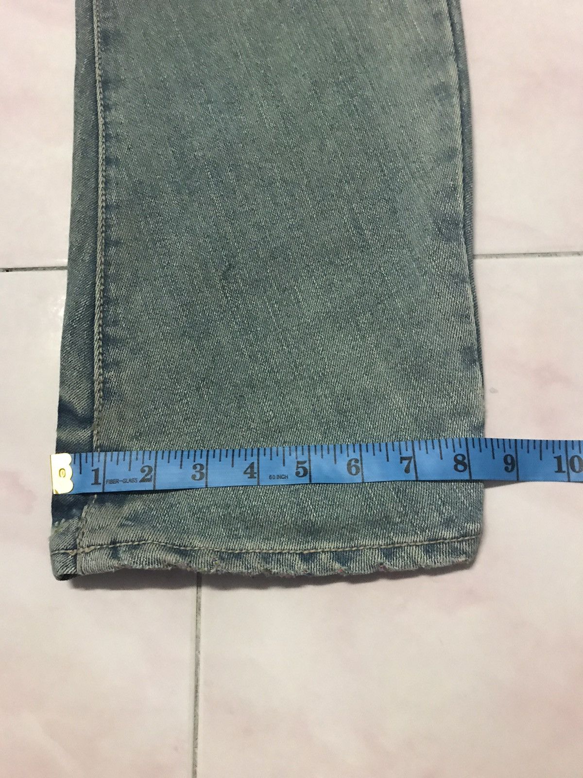 Designer × Japanese Brand Gumu International Curve Multicolor Denim Size 34x32 Size US 32 / EU 48 - 18 Thumbnail