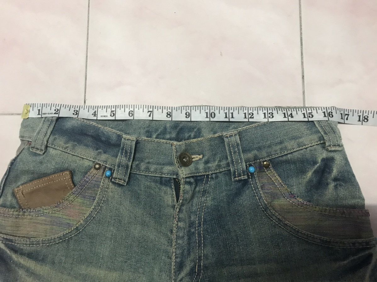 Designer × Japanese Brand Gumu International Curve Multicolor Denim Size 34x32 Size US 32 / EU 48 - 14 Thumbnail