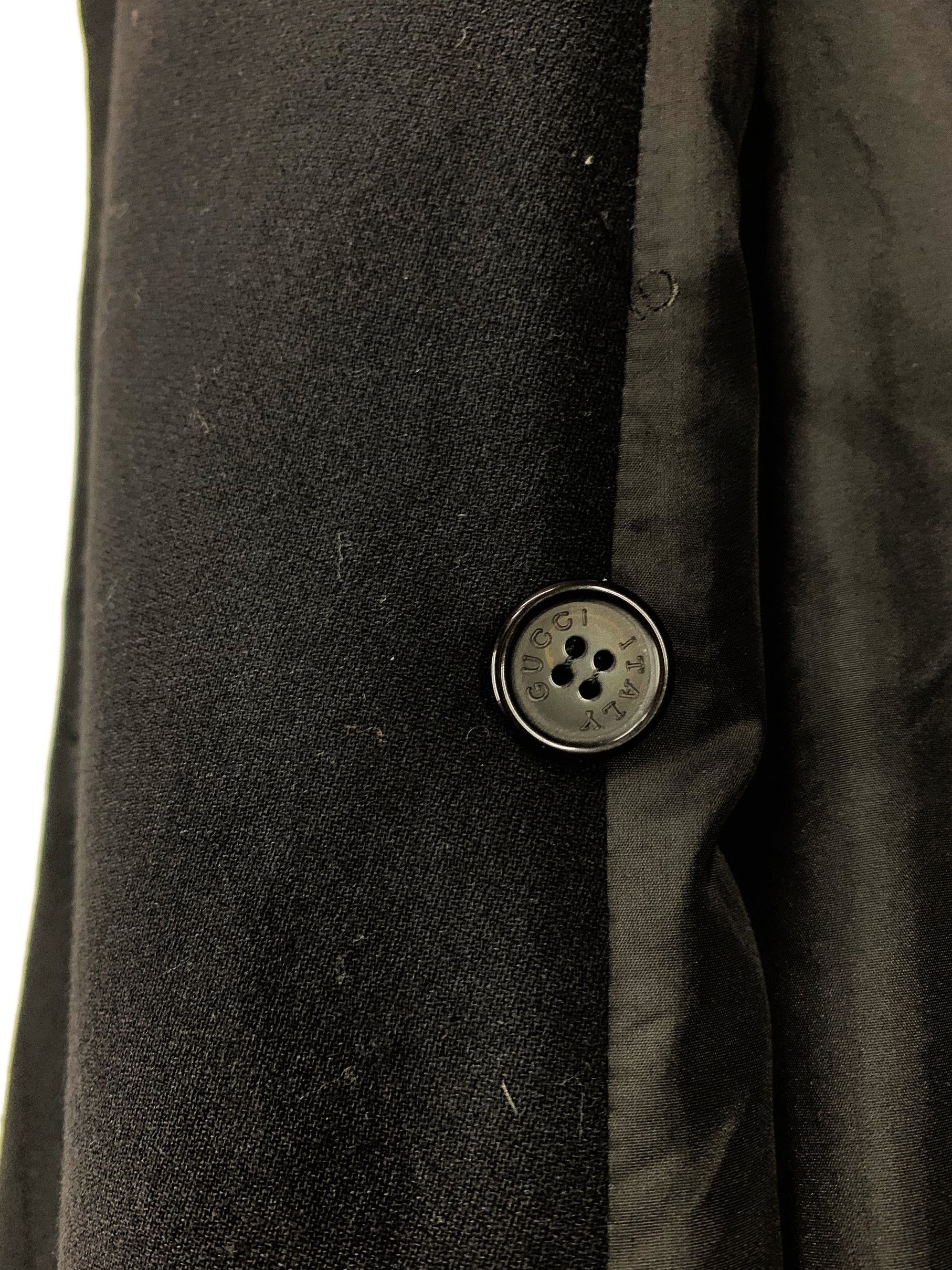 Designer × Gucci Gucci gold button wool coat Size US XXS / EU 40 - 10 Thumbnail