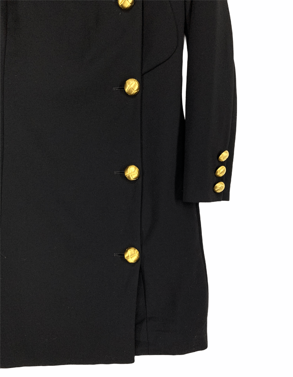 Designer × Gucci Gucci gold button wool coat Size US XXS / EU 40 - 6 Thumbnail
