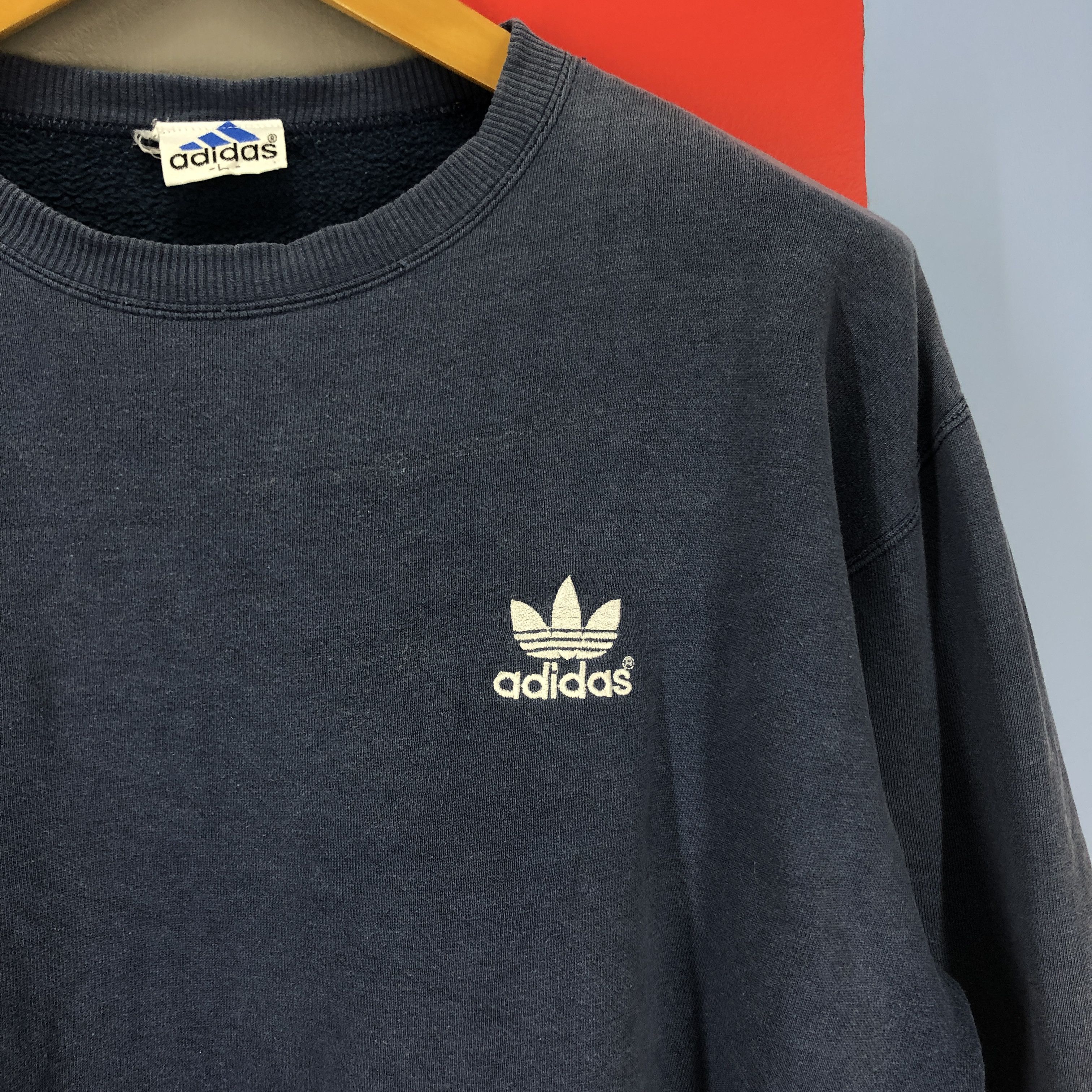 Adidas ADIDAS Crew Neck Sweatshirt #0913/AH Size US M / EU 48-50 / 2 - 2 Thumbnail