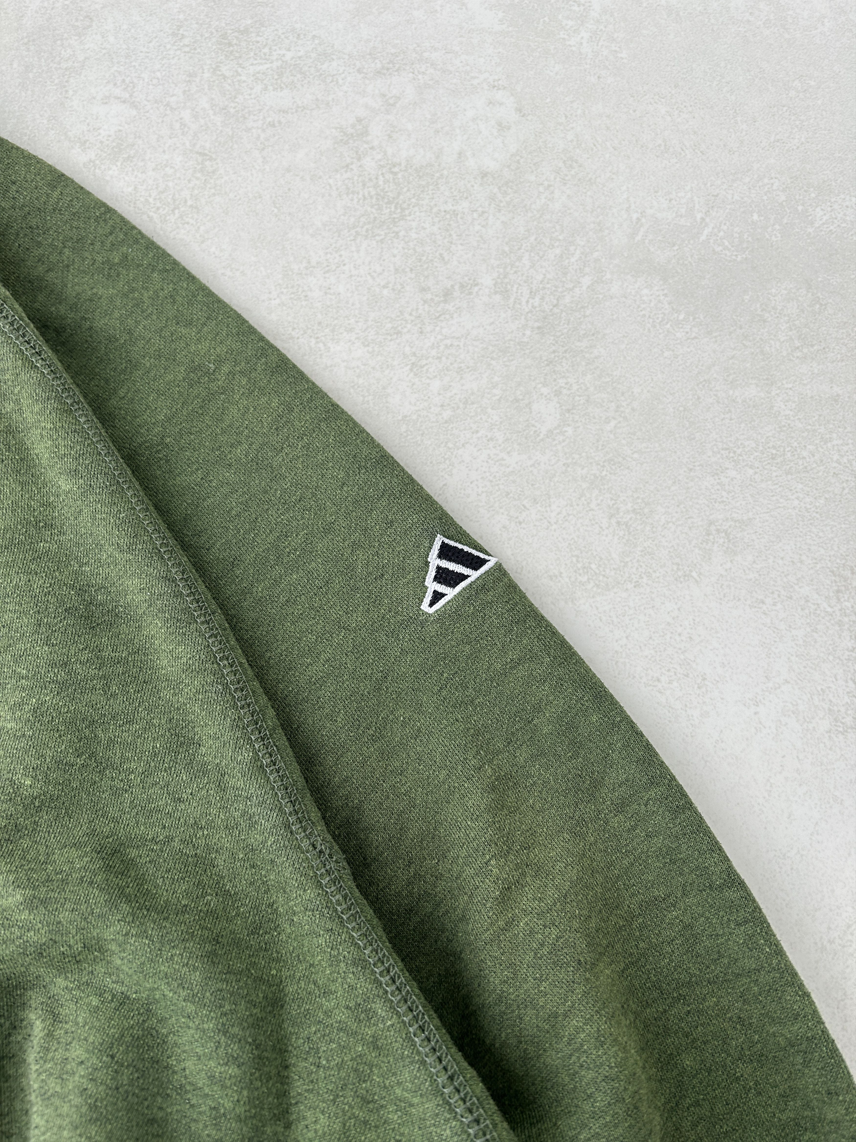 Adidas × Vintage Vintage Adidas Big Logog Hooodie 90s Y2K Streetwear Size US L / EU 52-54 / 3 - 3 Thumbnail