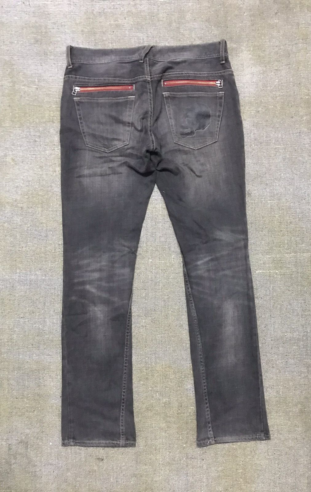 Japanese Brand × PPFM PPFM Skull Logo Denim Size 34x32 Size US 34 / EU 50 - 4 Thumbnail