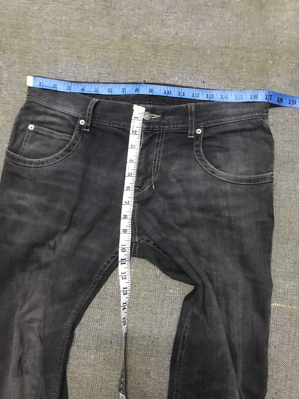 Japanese Brand × PPFM PPFM Skull Logo Denim Size 34x32 Size US 34 / EU 50 - 11 Thumbnail